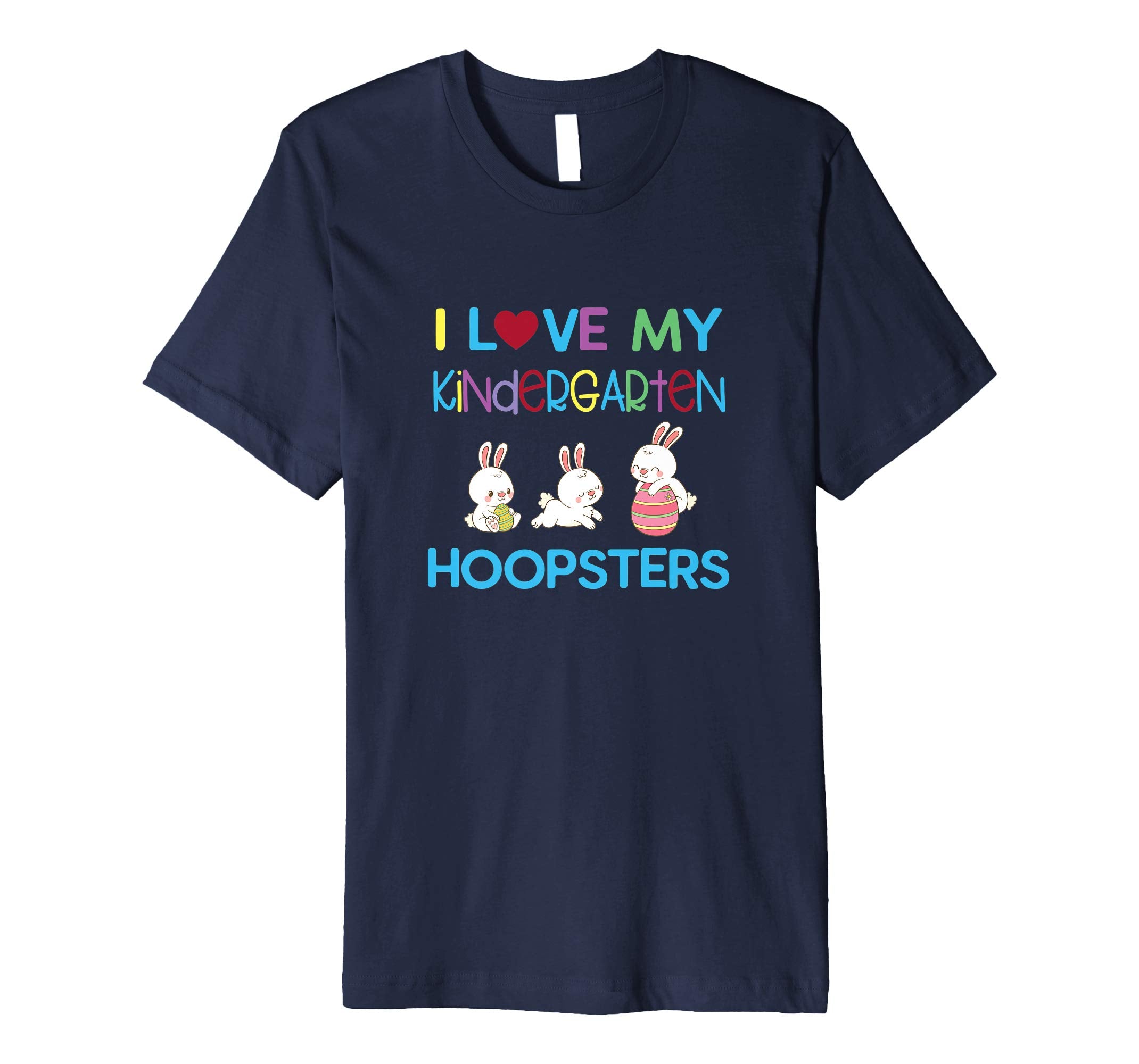 I Love My Kindergarten Hopsters Cool Easter Kids Shirt