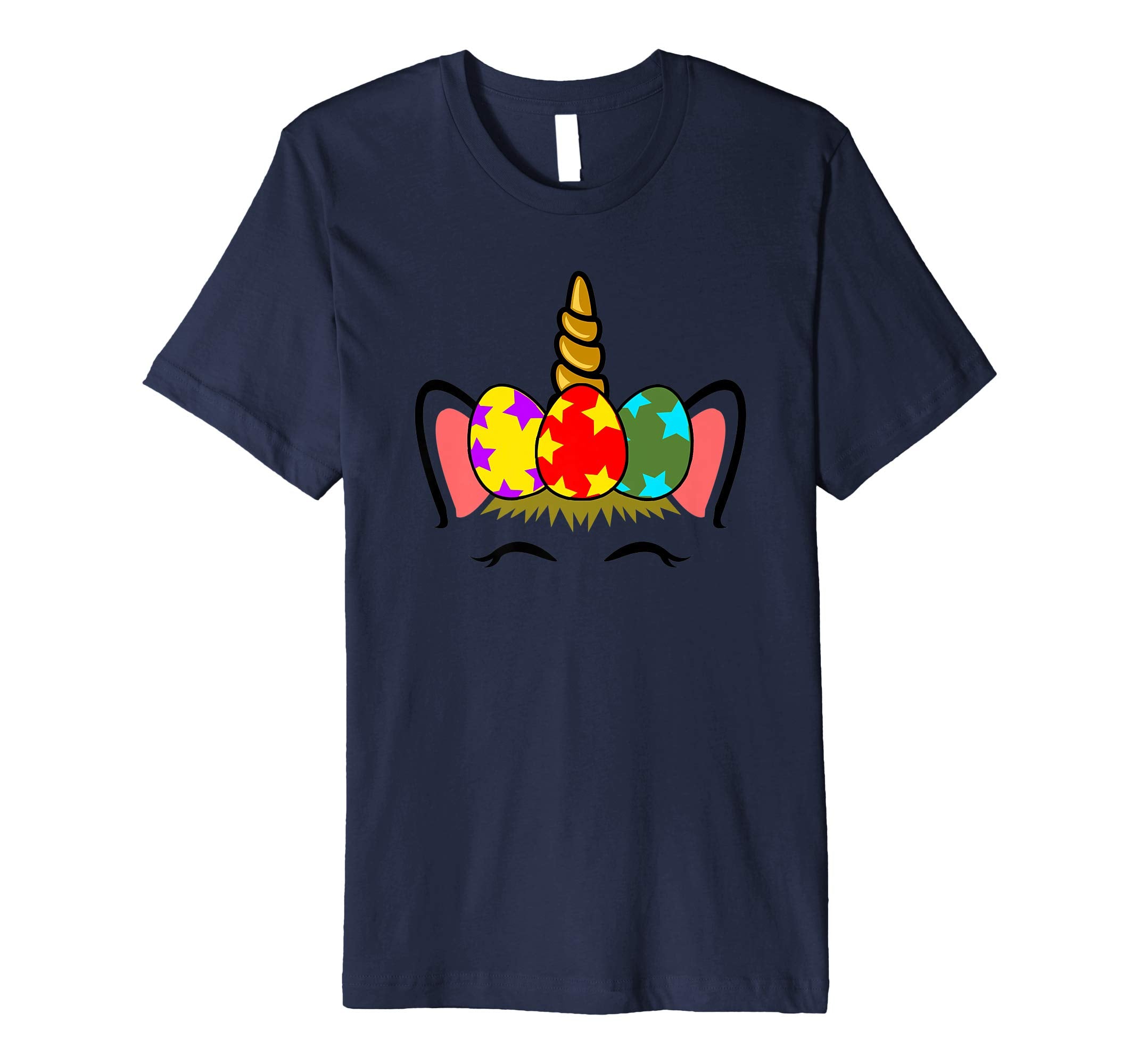 Easter Unicorn Girl Shirt | Cute Easter Painted Eggs Gift