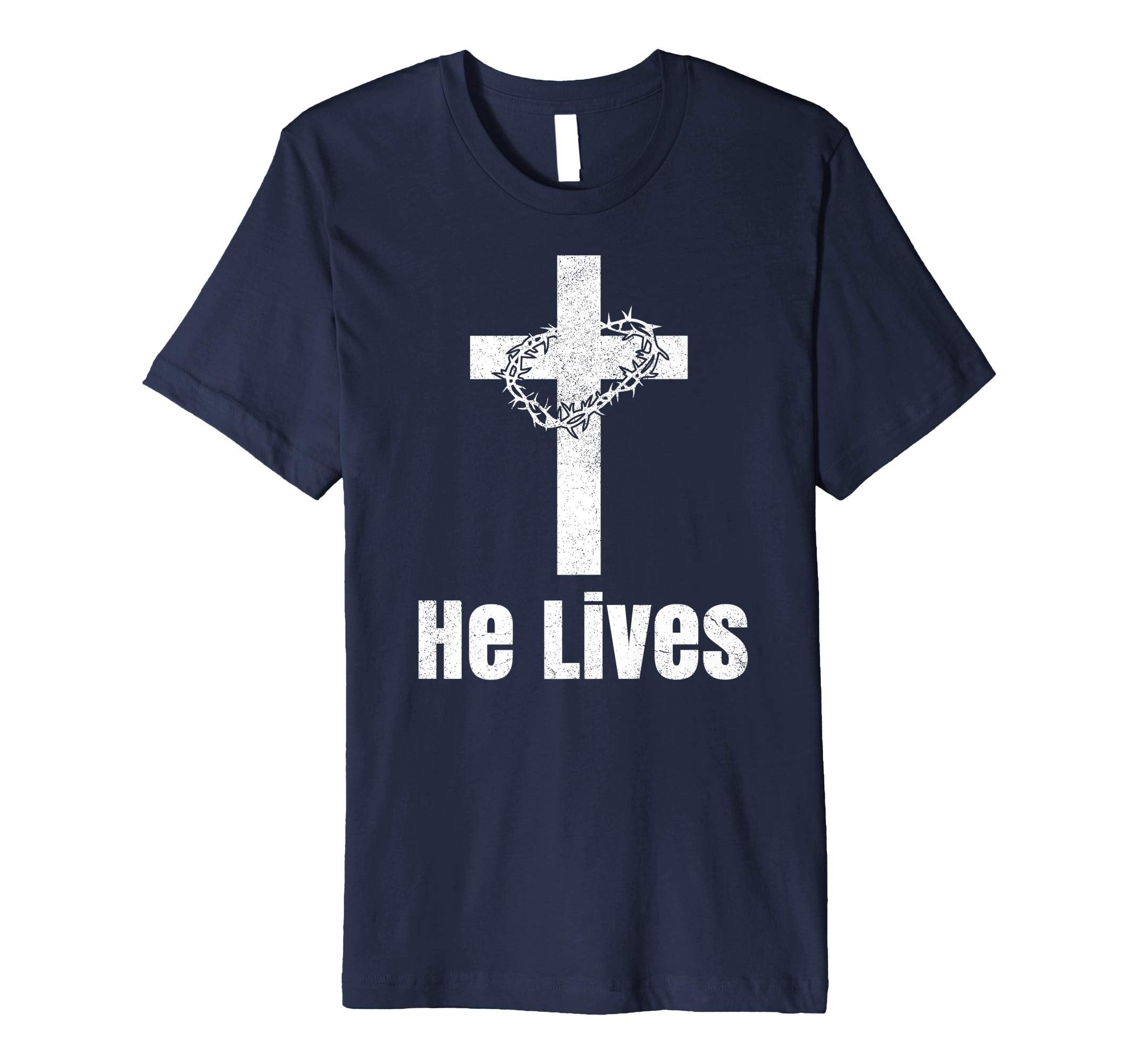 He Lives Easter Religious Christian Jesus Cross T Shirt