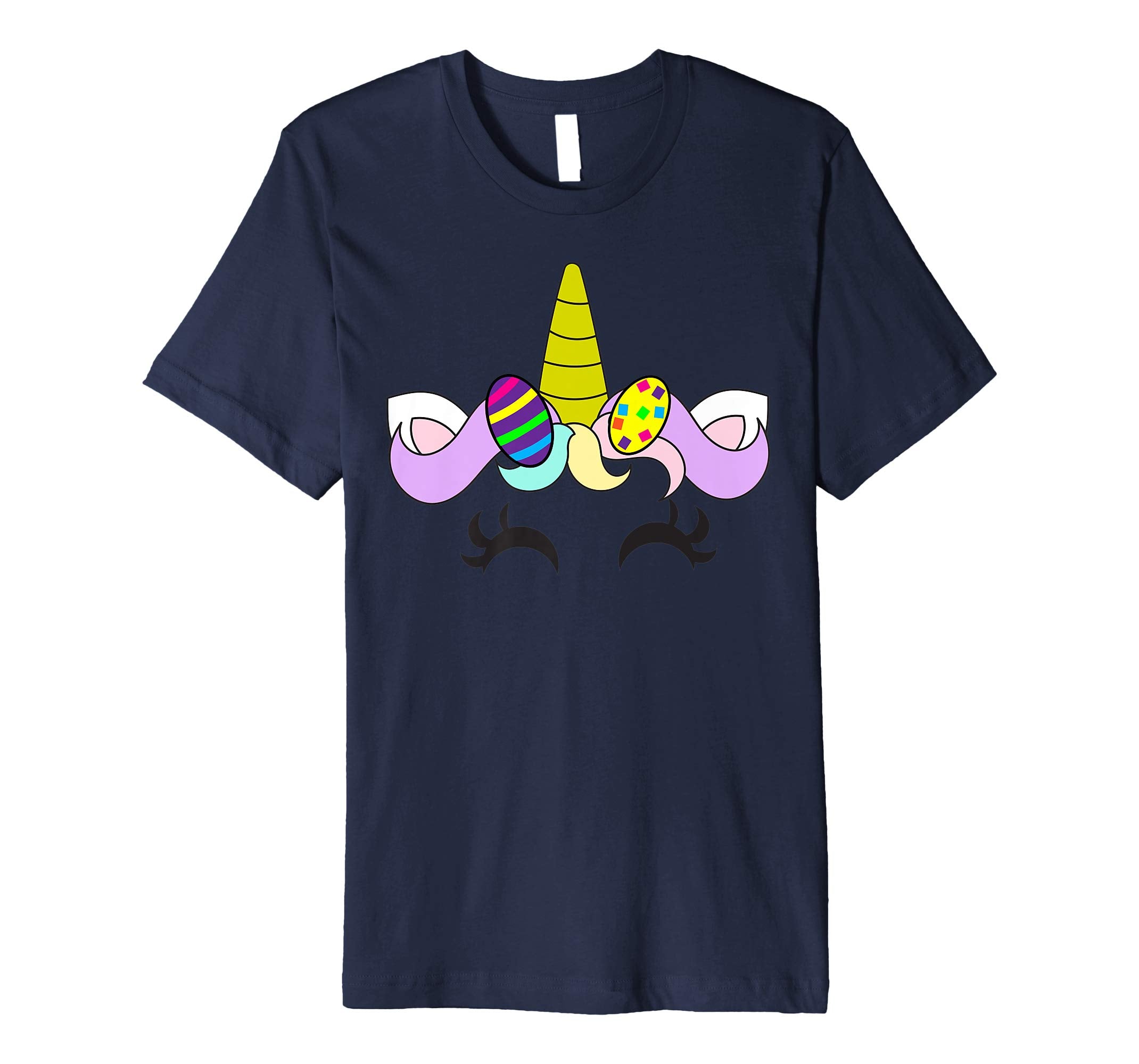 Easter Unicorn Girl Shirt | Cute Easter Painted Eggs Gift