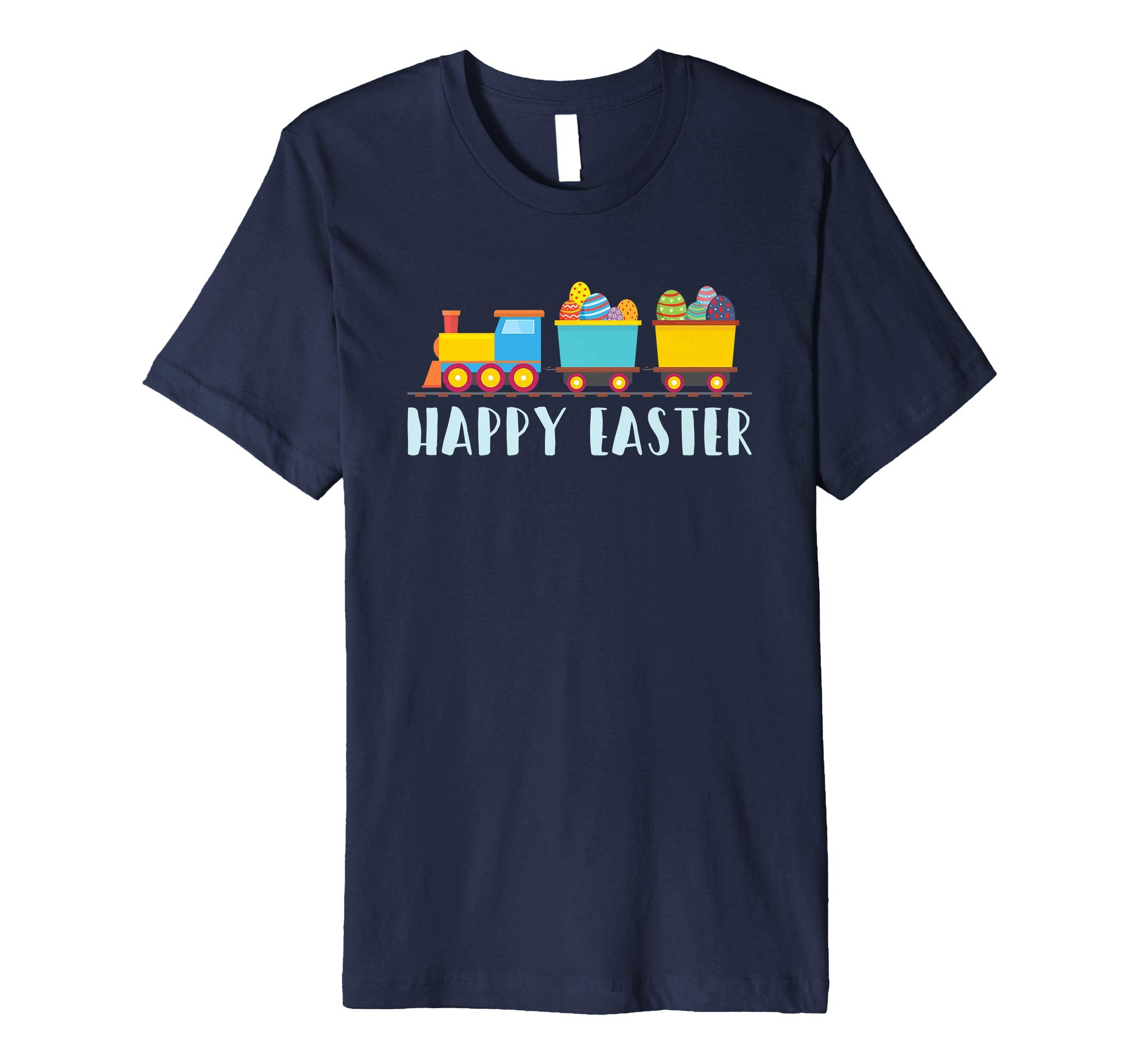 Happy Easter Cute Train With Easter Egg T Shirt Gift
