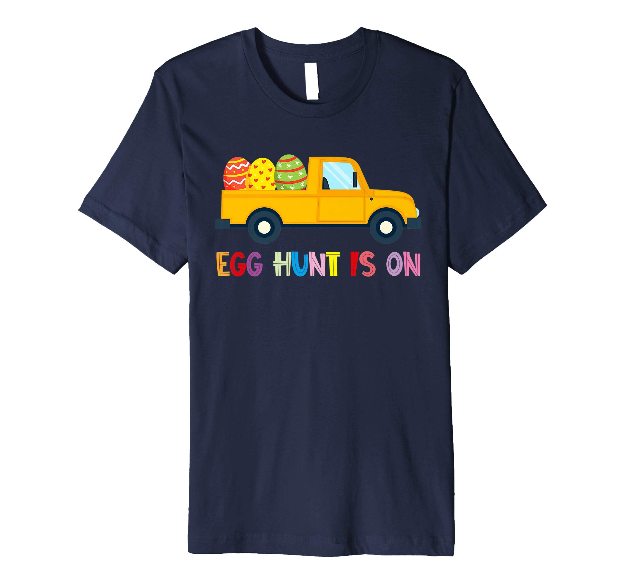 Happy Easter Truck Egg Hunt Is On Kids Boys Girls Shirt Gift