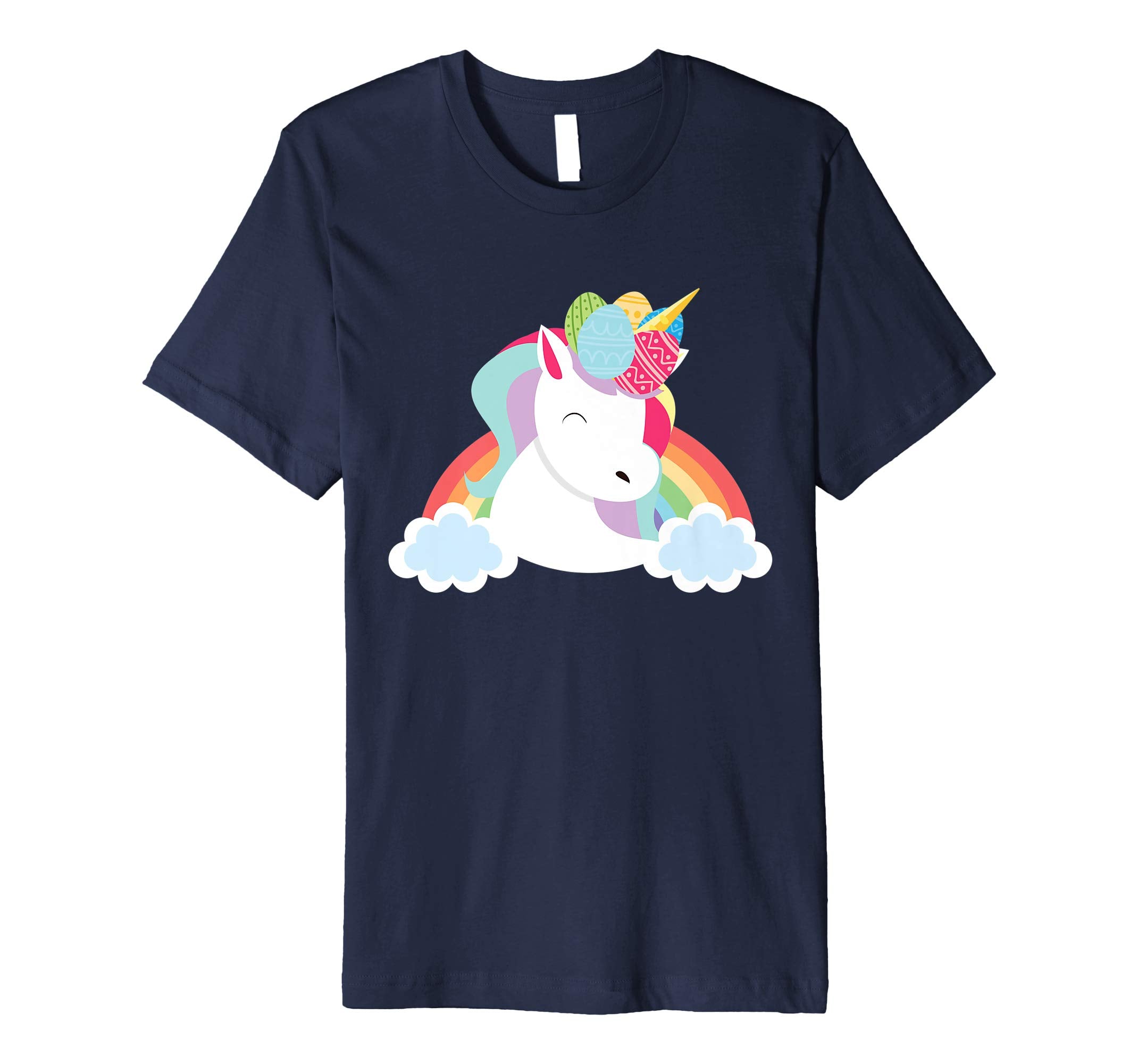 Cool Unicorn With Easter Eggs On Horn Outfit Shirt Gift