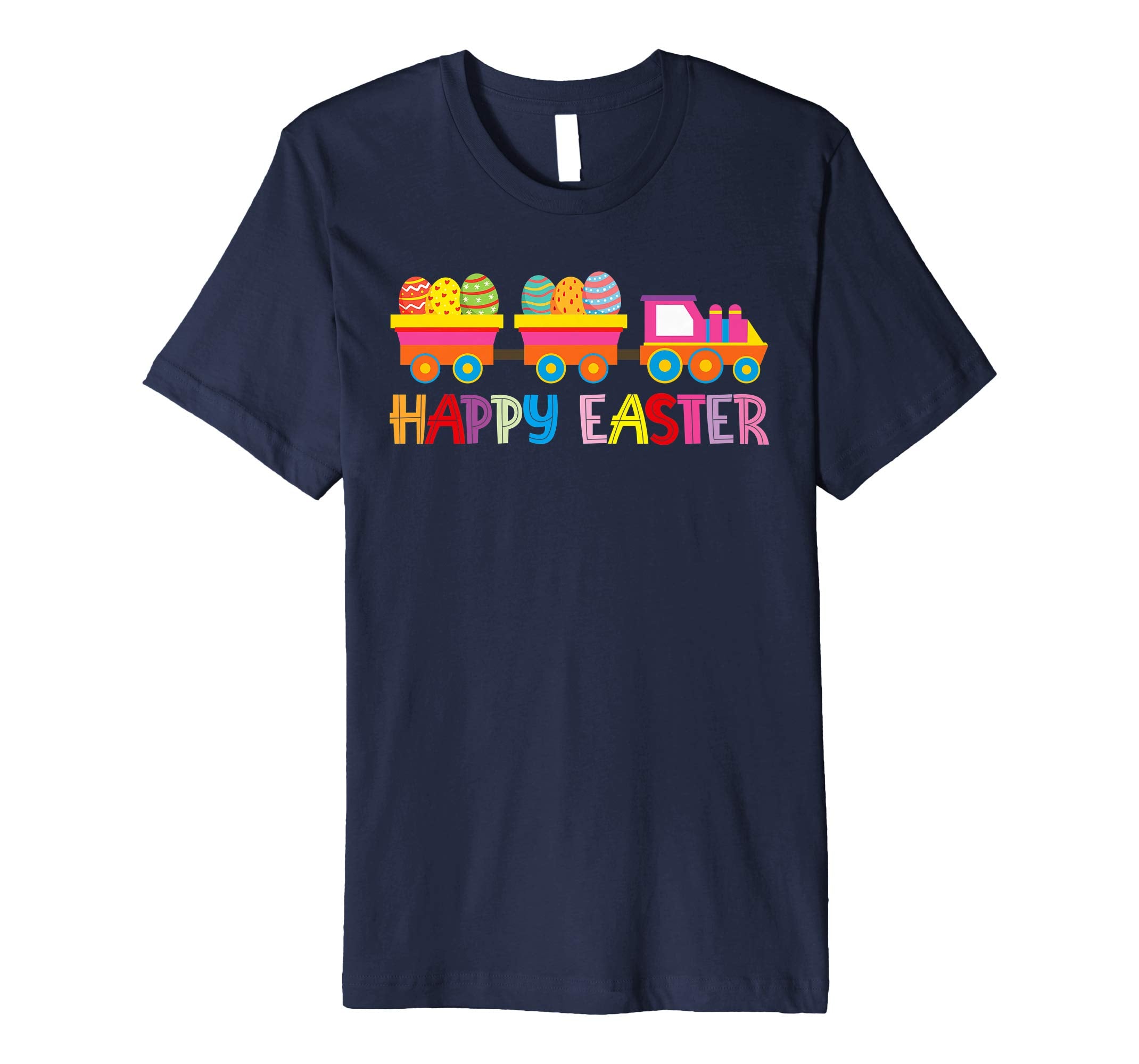 Happy Easter Train Egg Hunt Kid Boys Girls Outfit Gift Shirt