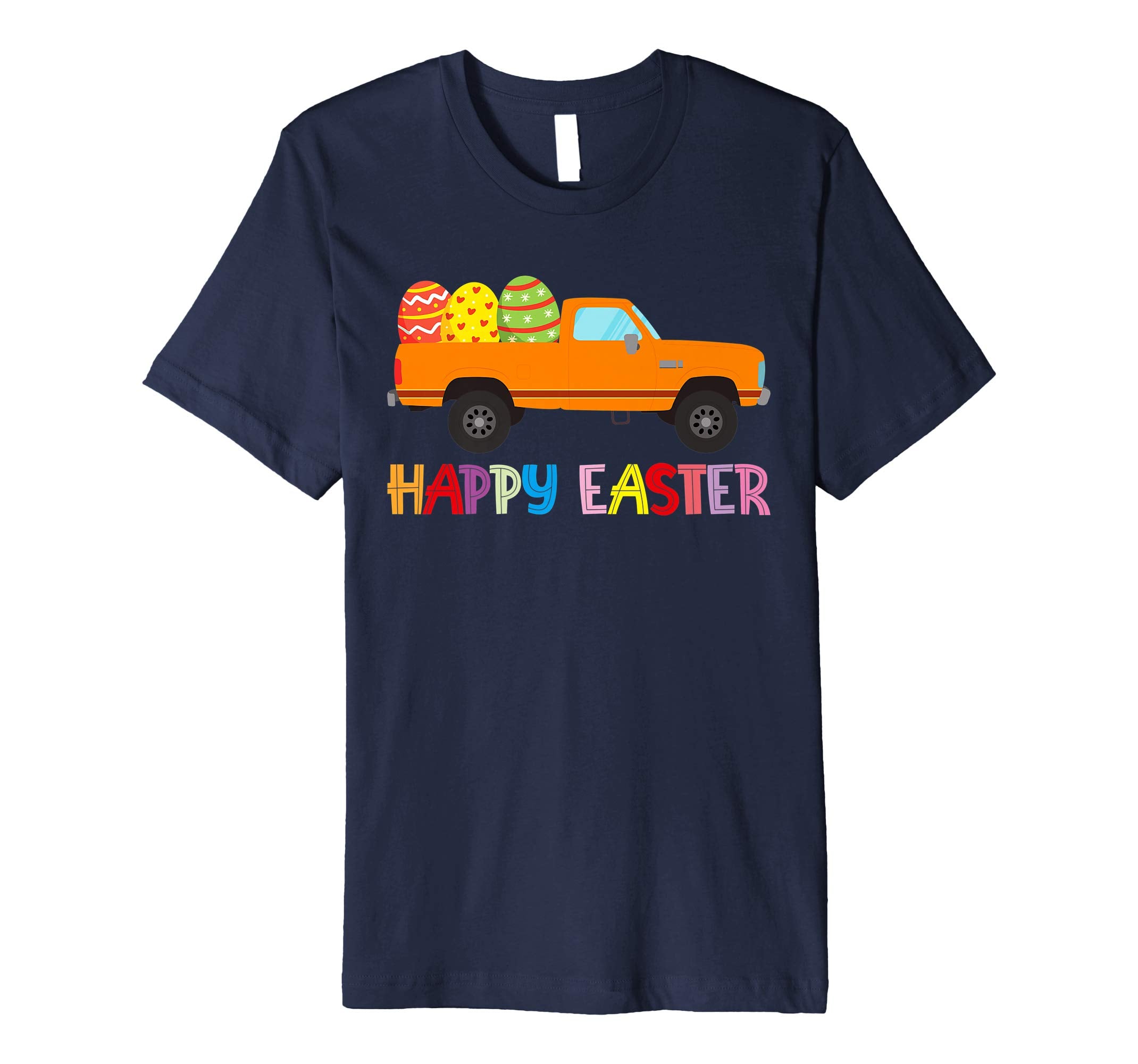 Happy Easter Truck Egg Hunt Is On Kids Boys Girls Shirt Gift