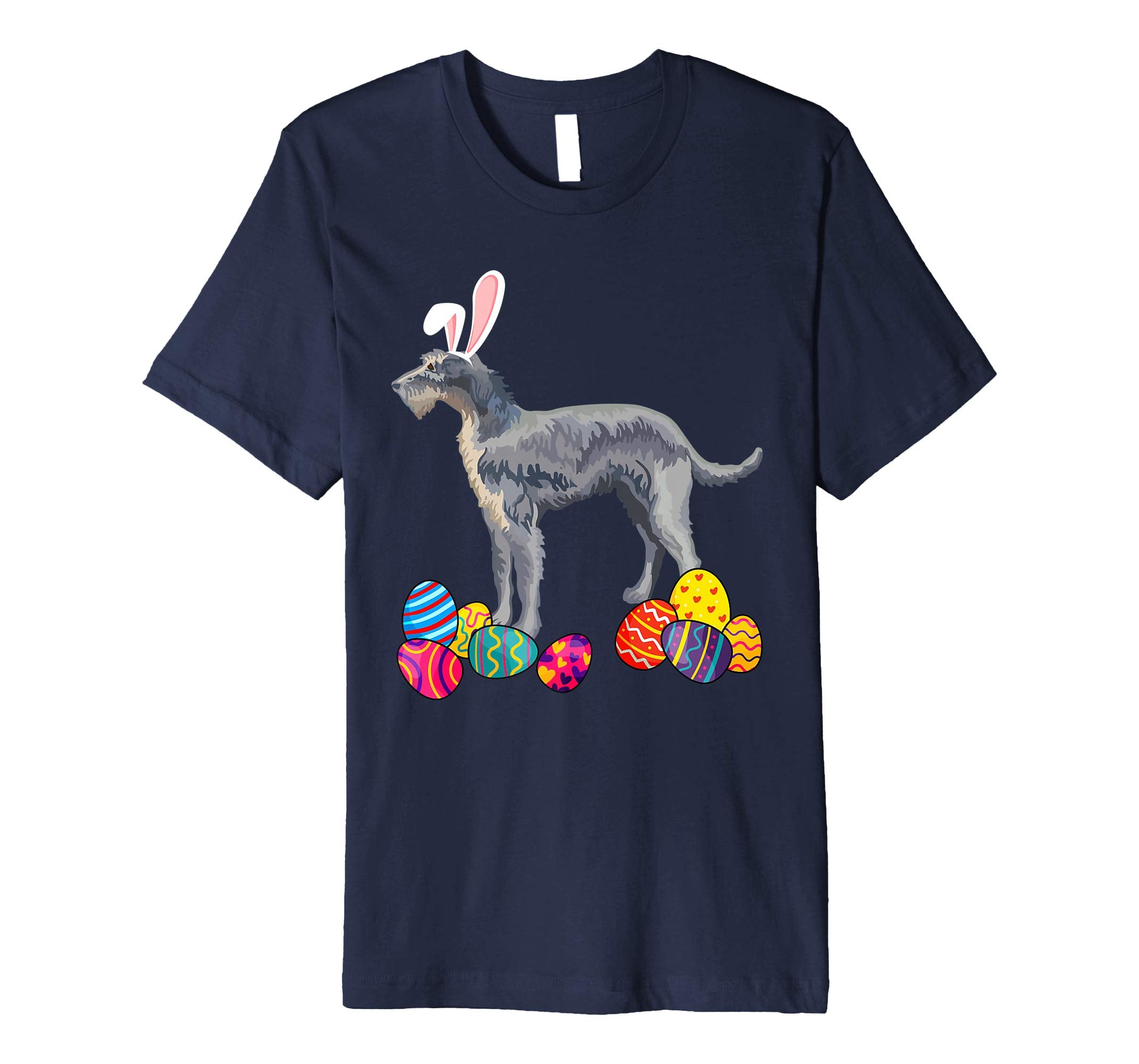 Irish Wolfhound Bunny Ear With Egg Easter Easter Day Shirt
