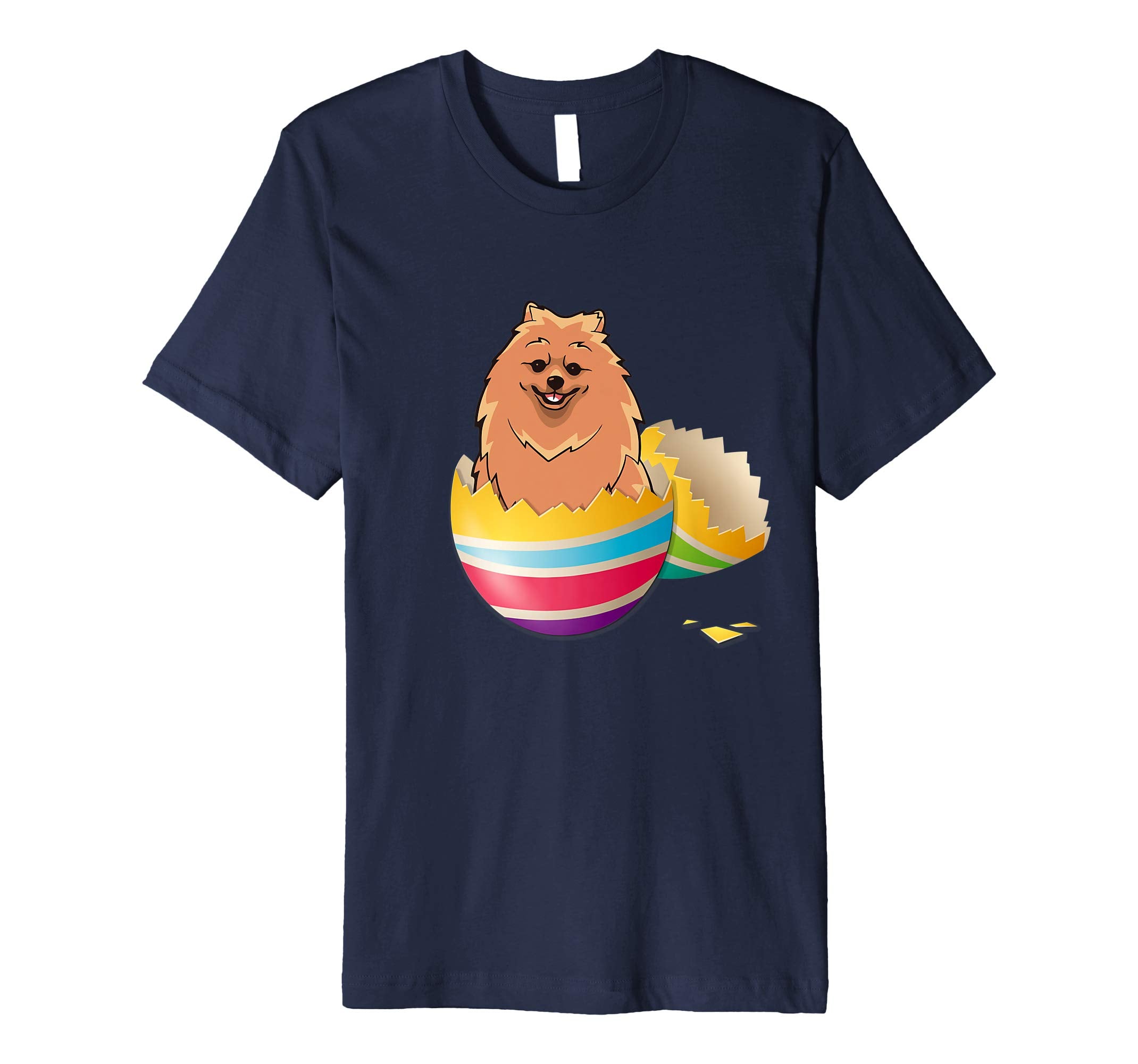 Pomeranian Hatching From Easter Egg Easter Day Shirt