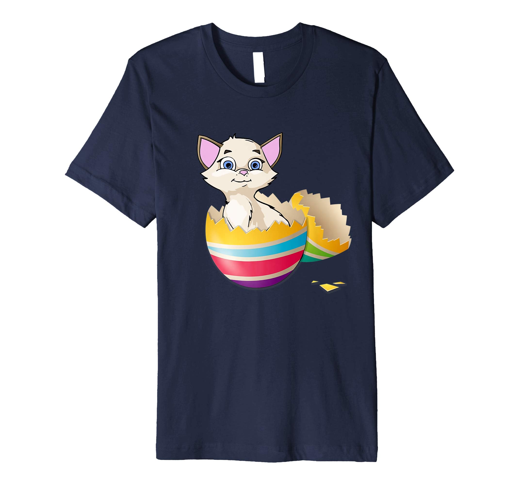 Baby Cat Hatching From Easter Egg Easter Day Shirt