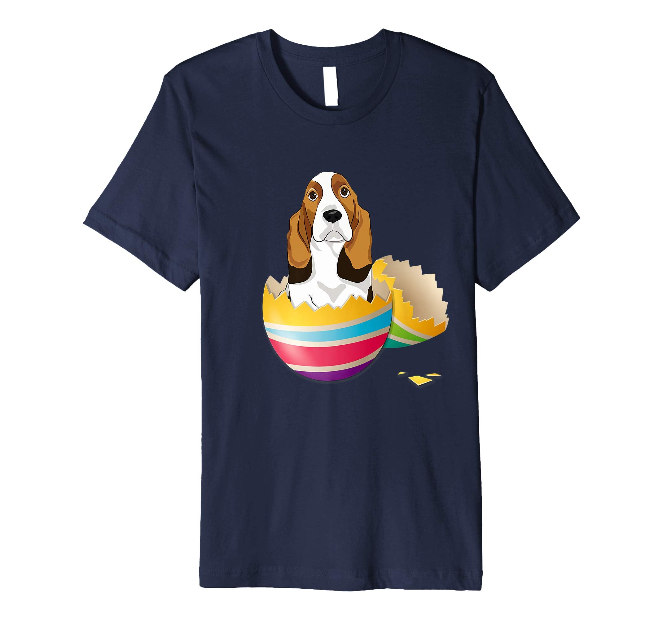 Basset Hound Hatching From Easter Egg Easter Day Shirt
