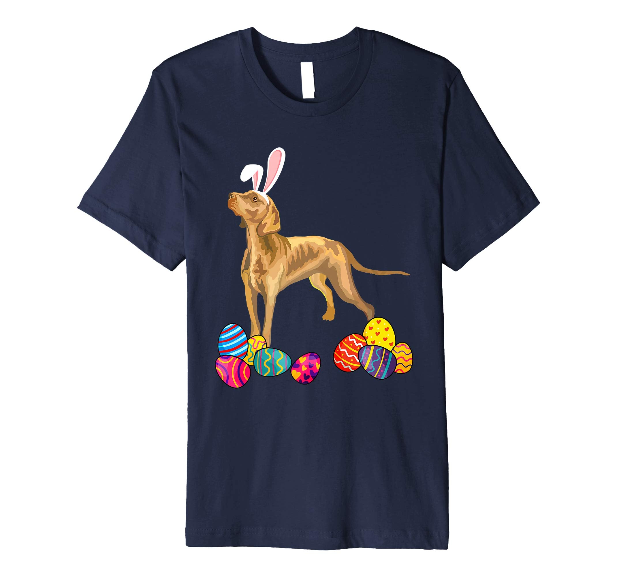 Weimaraner Bunny Ear With Egg Easter Easter Day Shirt