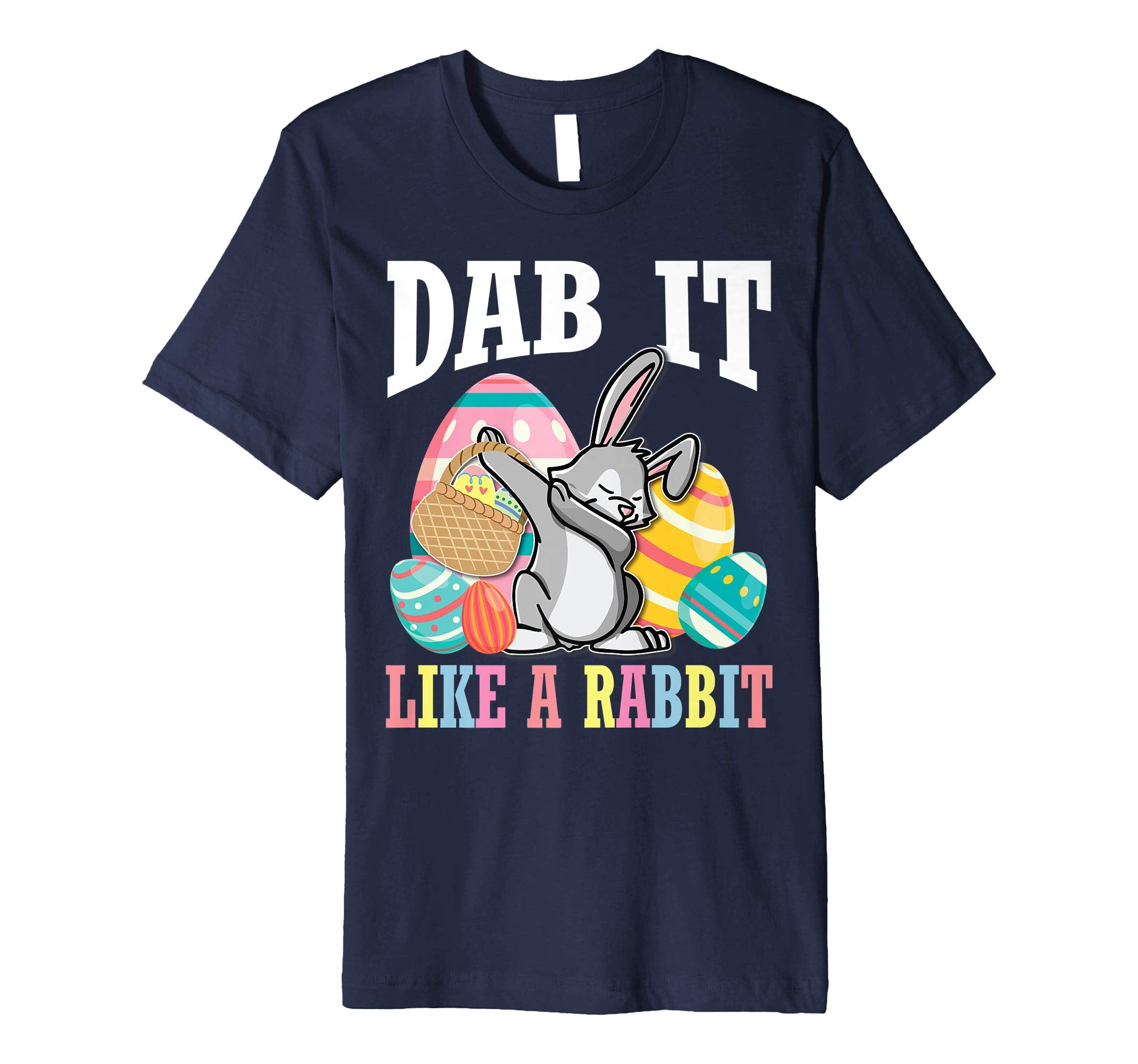 Lovely Bunny Dabbing Easter Eggs Shirt Dab It Like A Rabbit