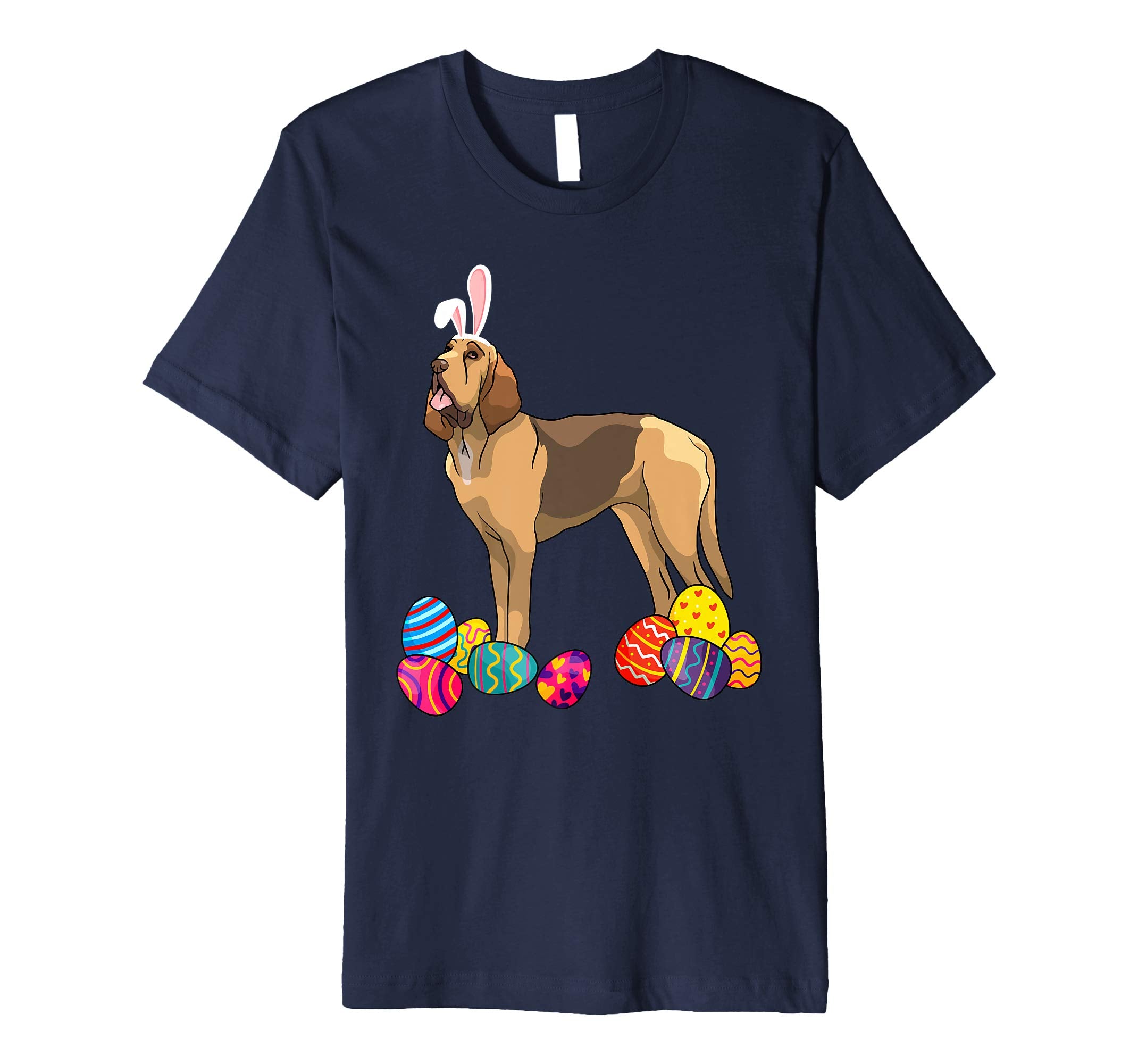 Bloodhound Bunny Ear With Egg Easter Easter Day Shirt