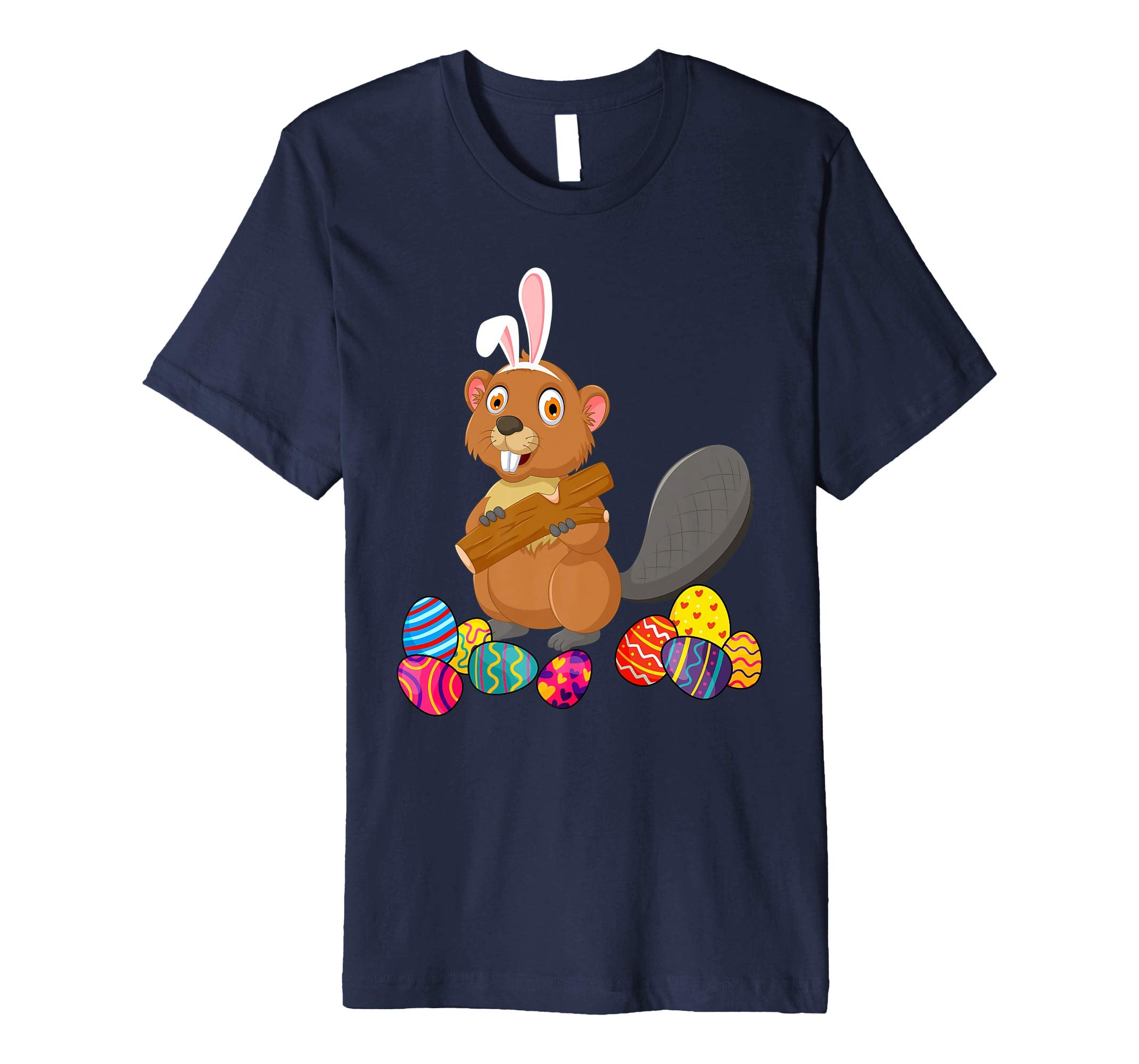 Beaver Bunny Ear With Egg Easter Easter Day Shirt