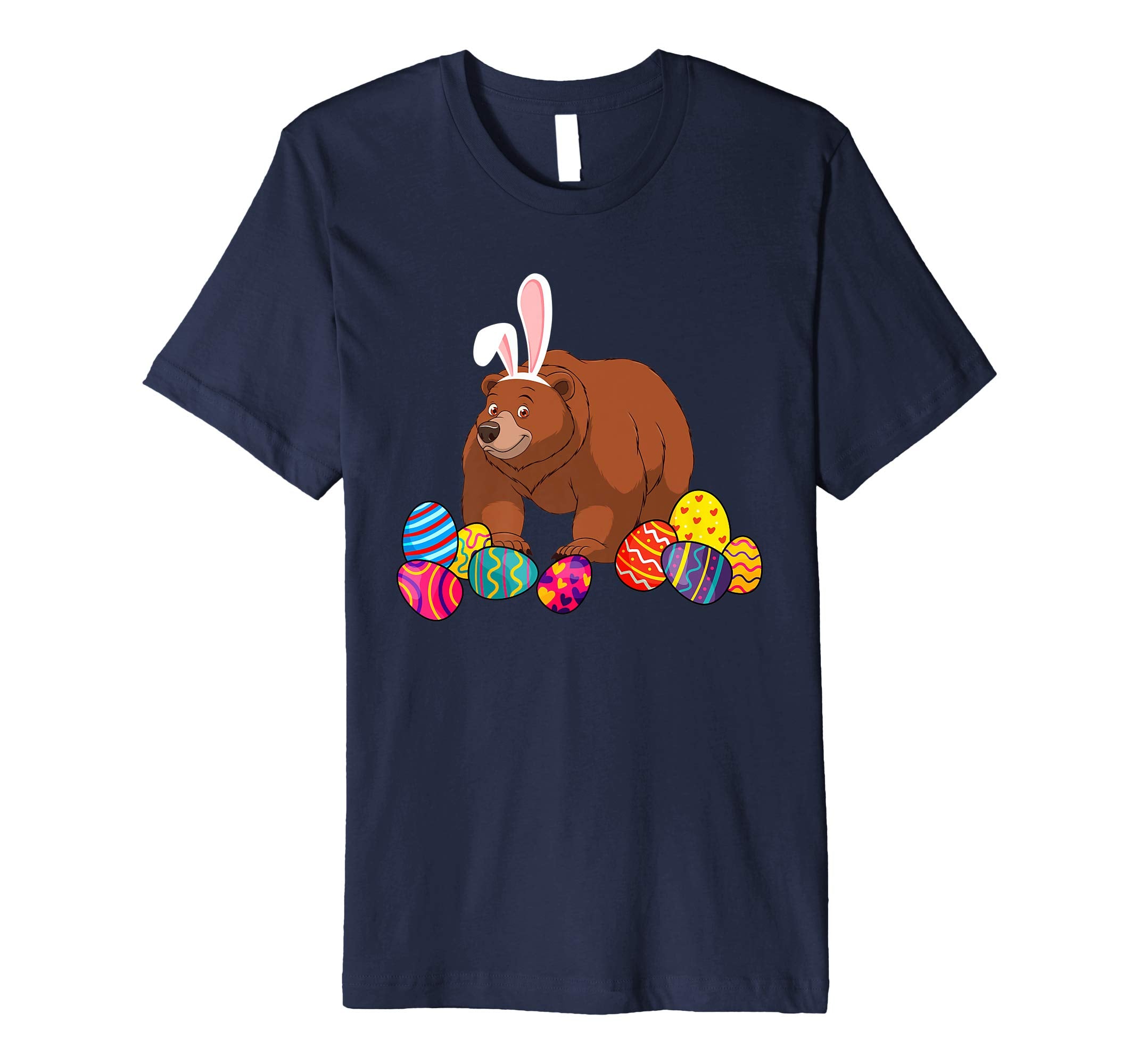 Bear Bunny Ear With Egg Easter Easter Day Shirt