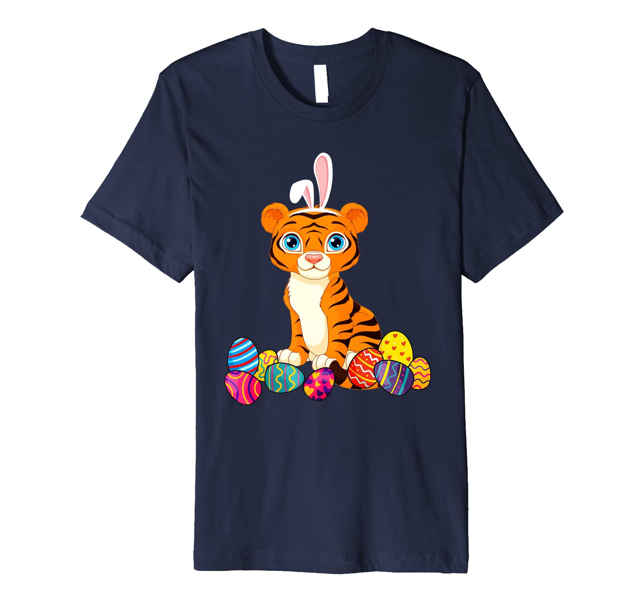 Tiger Bunny Ear With Egg Easter Easter Day Shirt