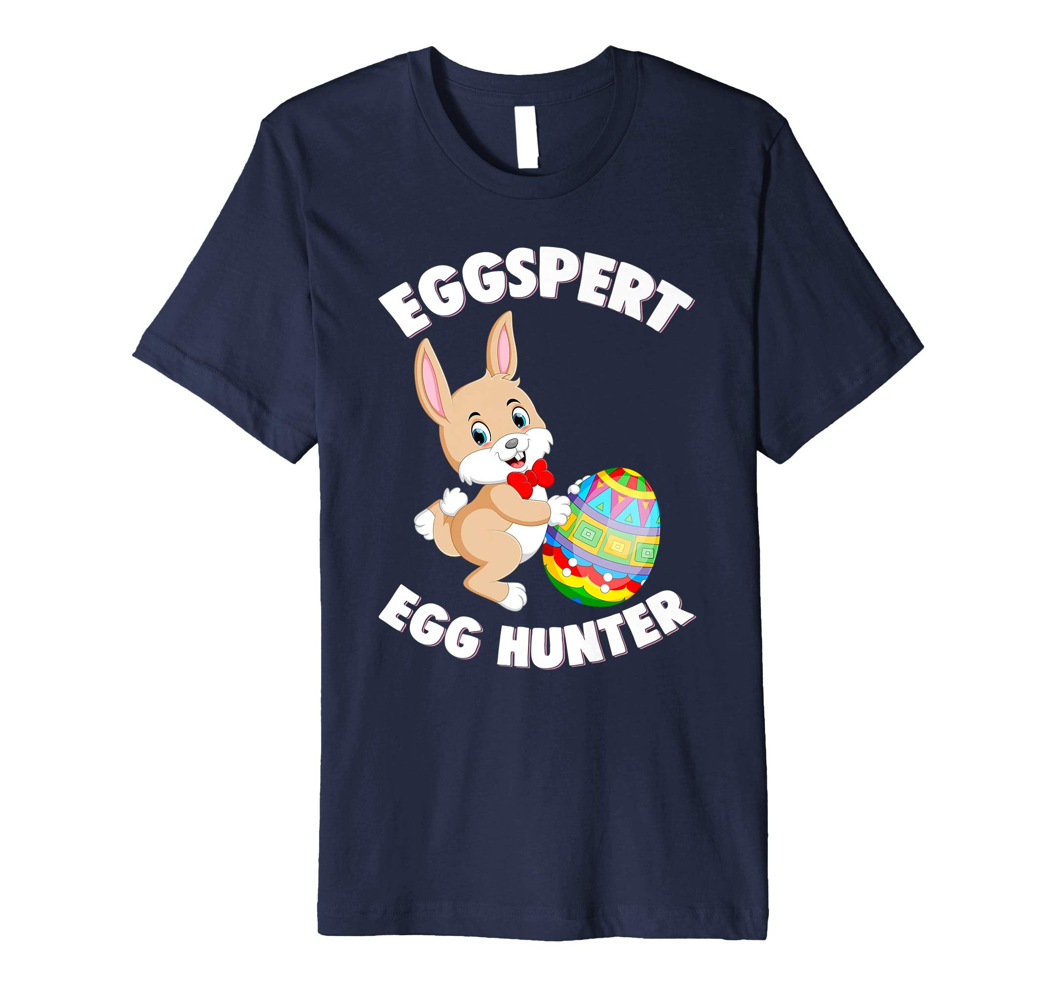 Eggspert Egg Hunter Happy Easter Kids Boys Girls T Shirt