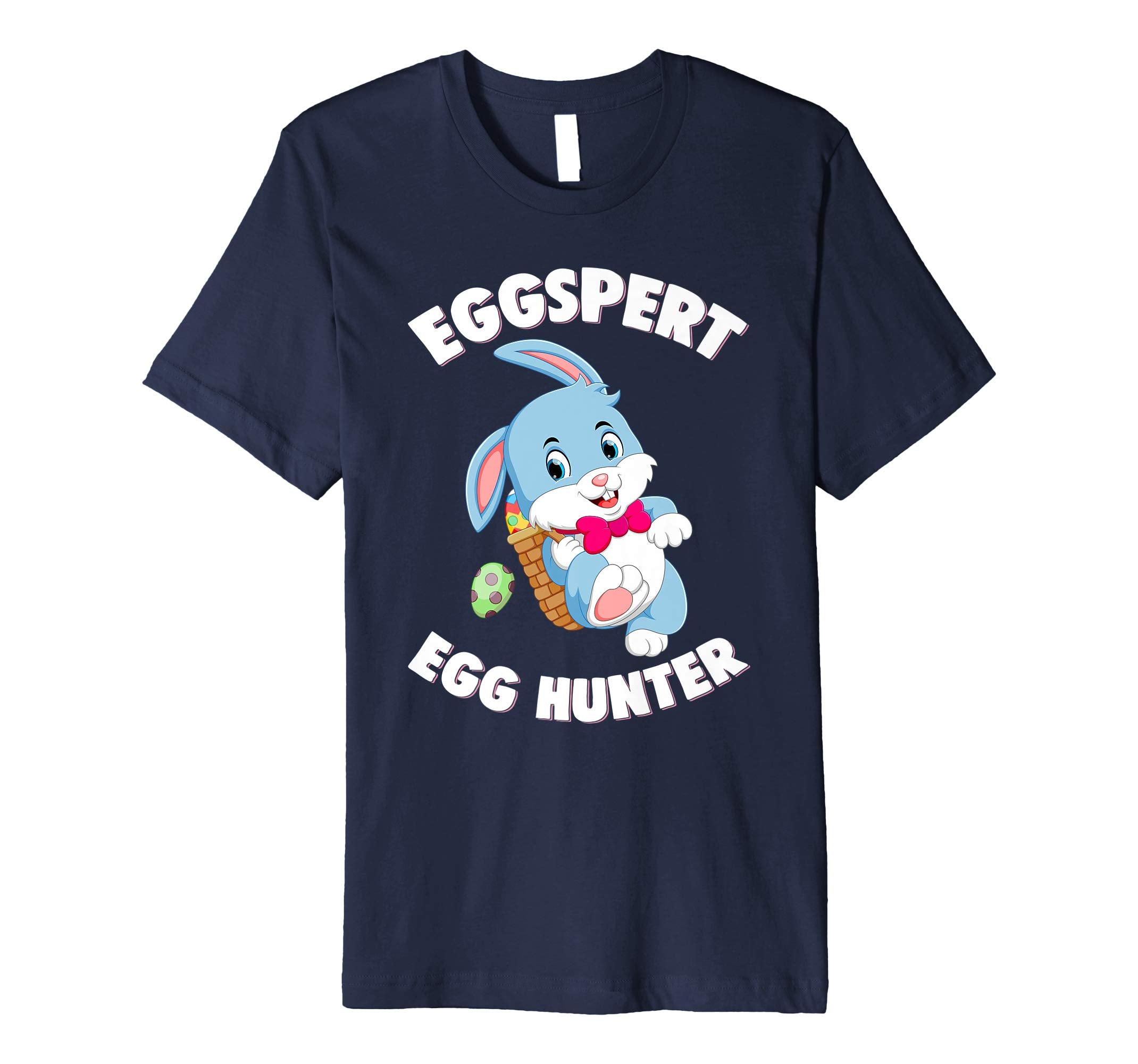 Eggspert Egg Hunter Happy Easter Kids Boys Girls T Shirt