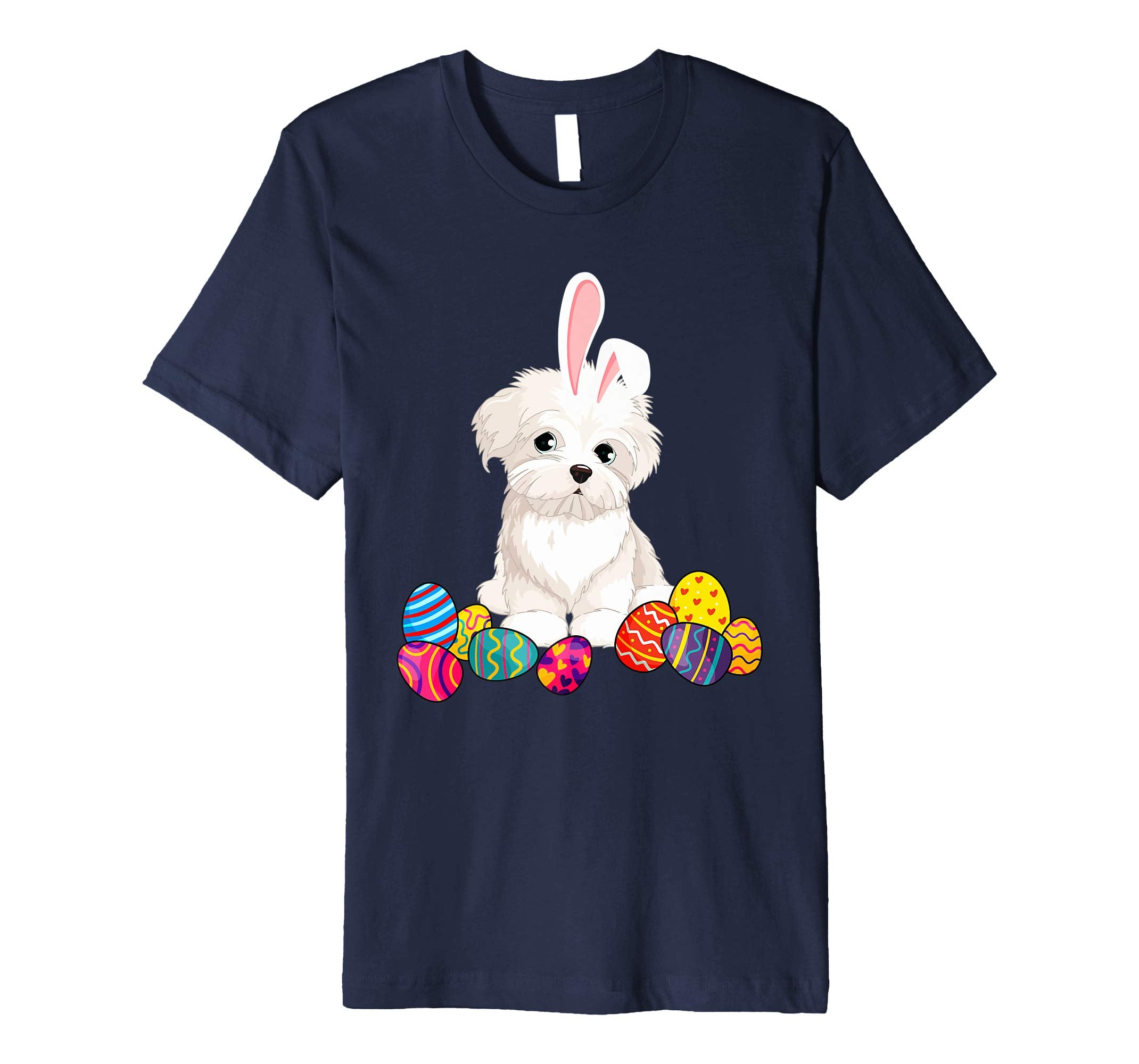 Maltese Bunny Ear With Egg Easter Easter Day Shirt