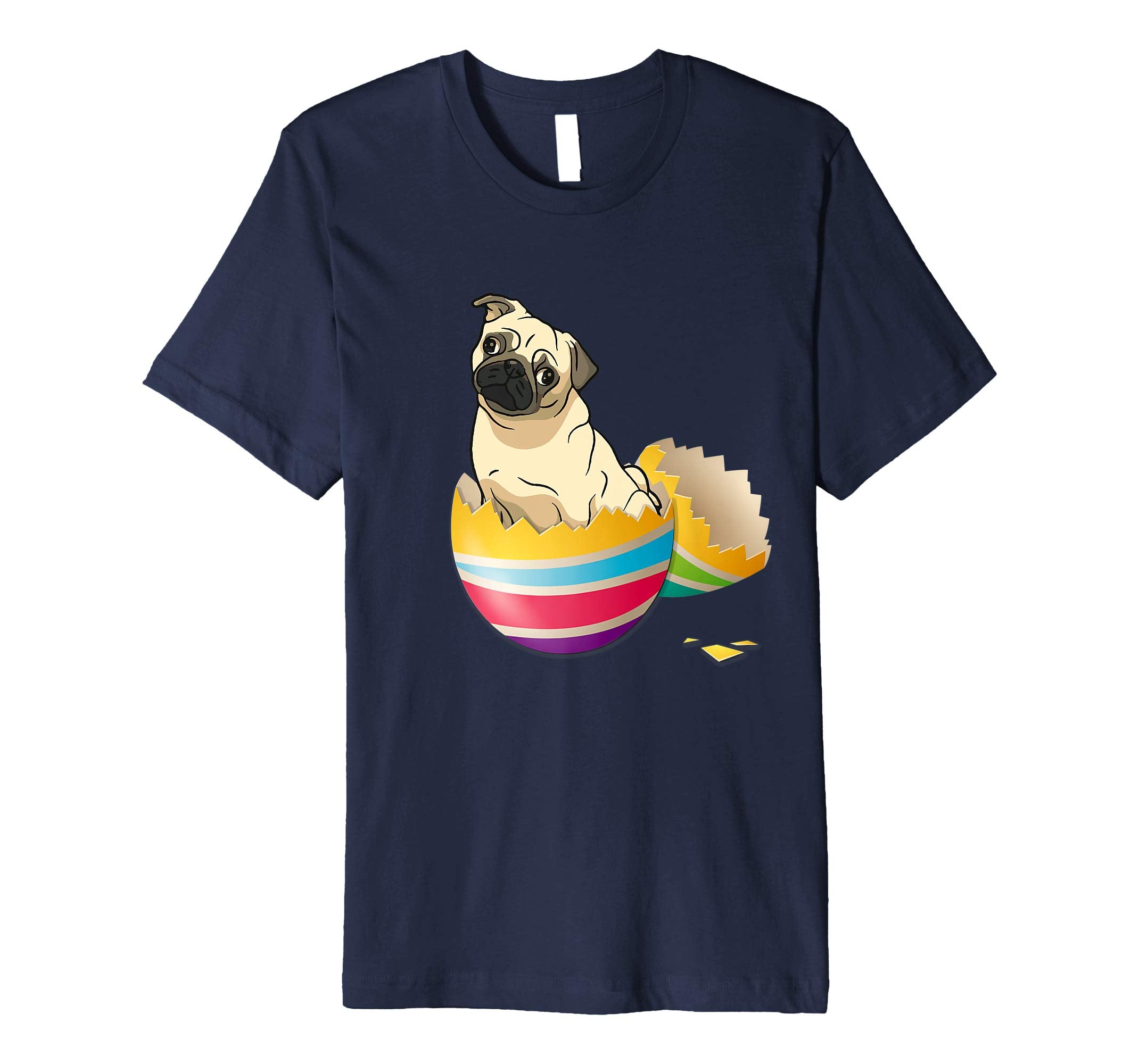 Pug Hatching From Easter Egg Easter Day Shirt