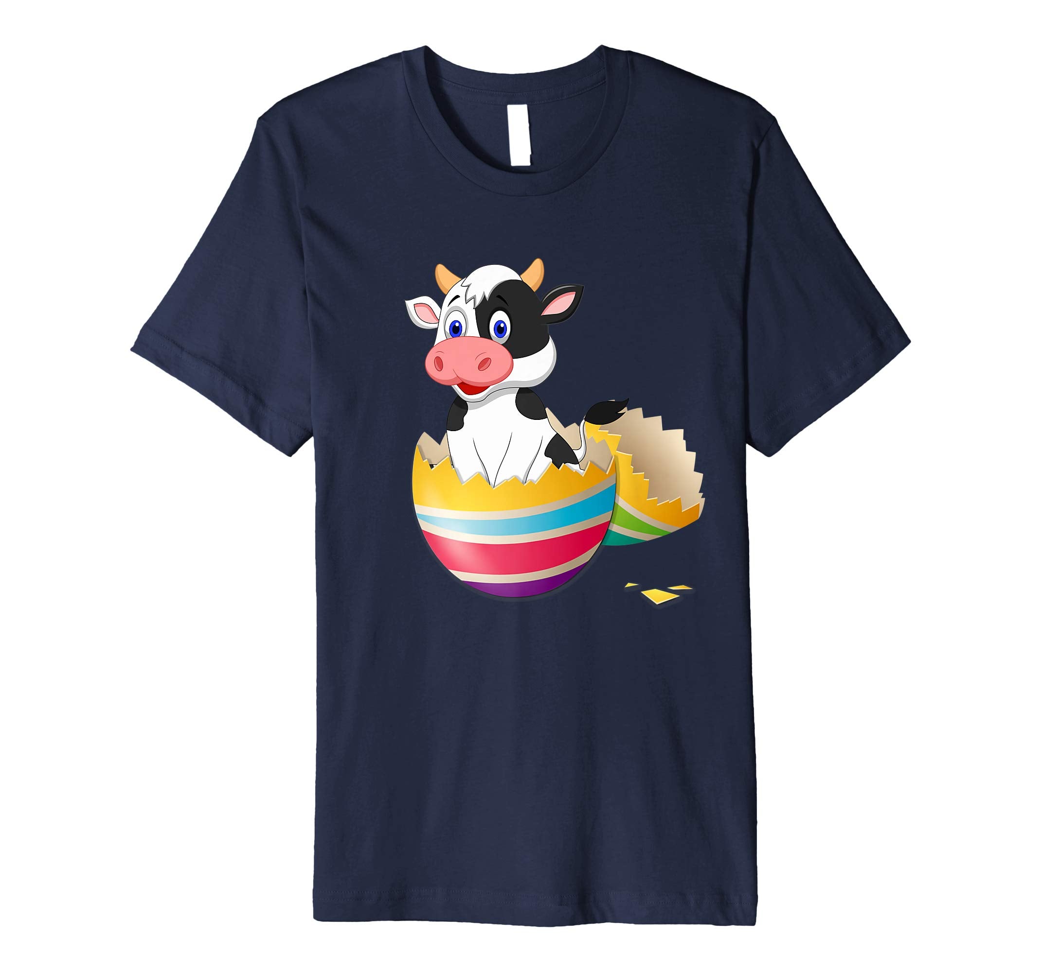 Baby Cow Hatching From Easter Egg Easter Day Shirt
