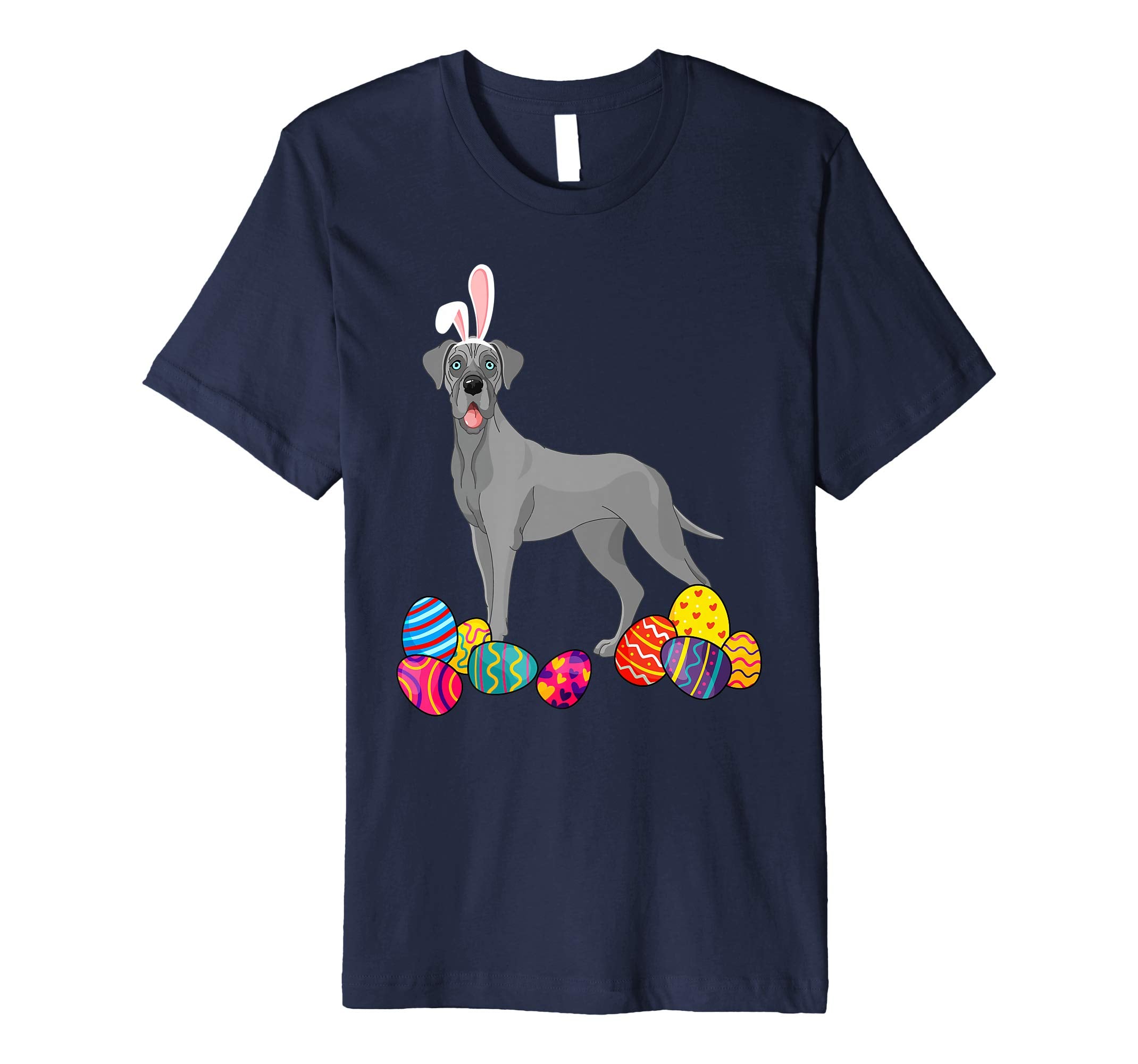 Great Dane Bunny Ear With Egg Easter Easter Day Shirt