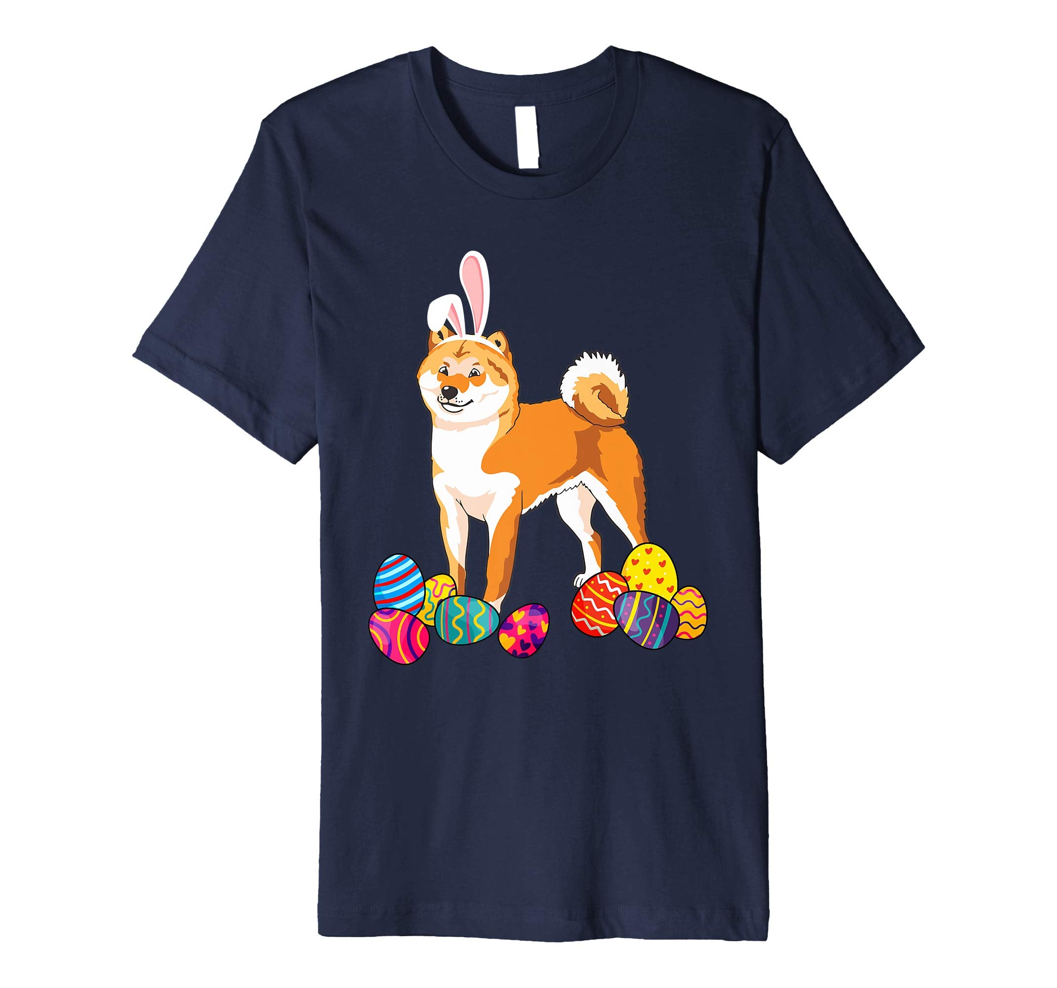 Akita Bunny Ear With Egg Easter Easter Day Shirt