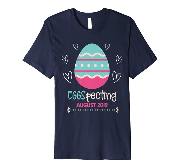 Mens Easter Pregnancy Announcement T Shirt Eggspecting Aug 2019
