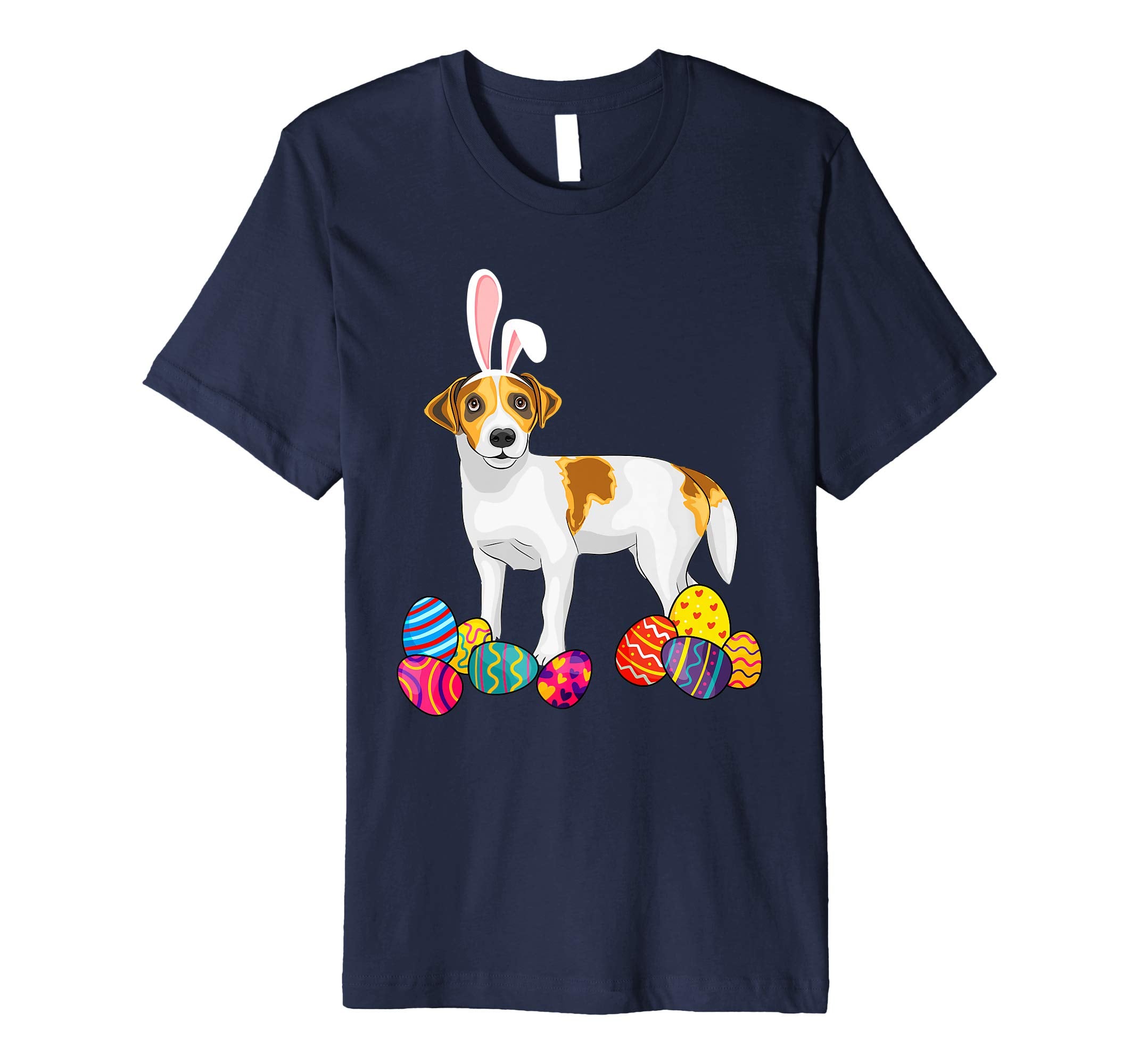 Russell Terrier Bunny Ear With Egg Easter Easter Day Shirt