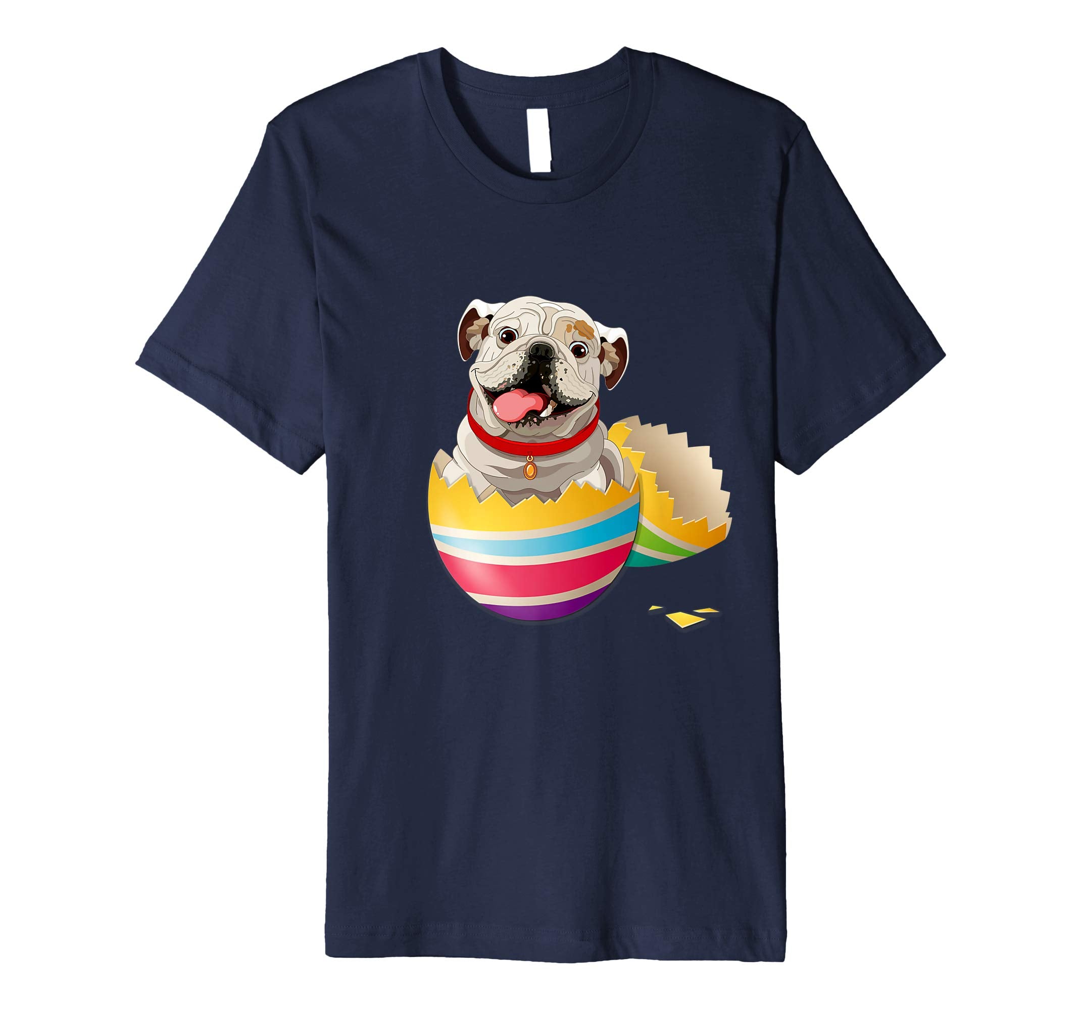 English Bulldog Hatching From Easter Egg Easter Day Shirt