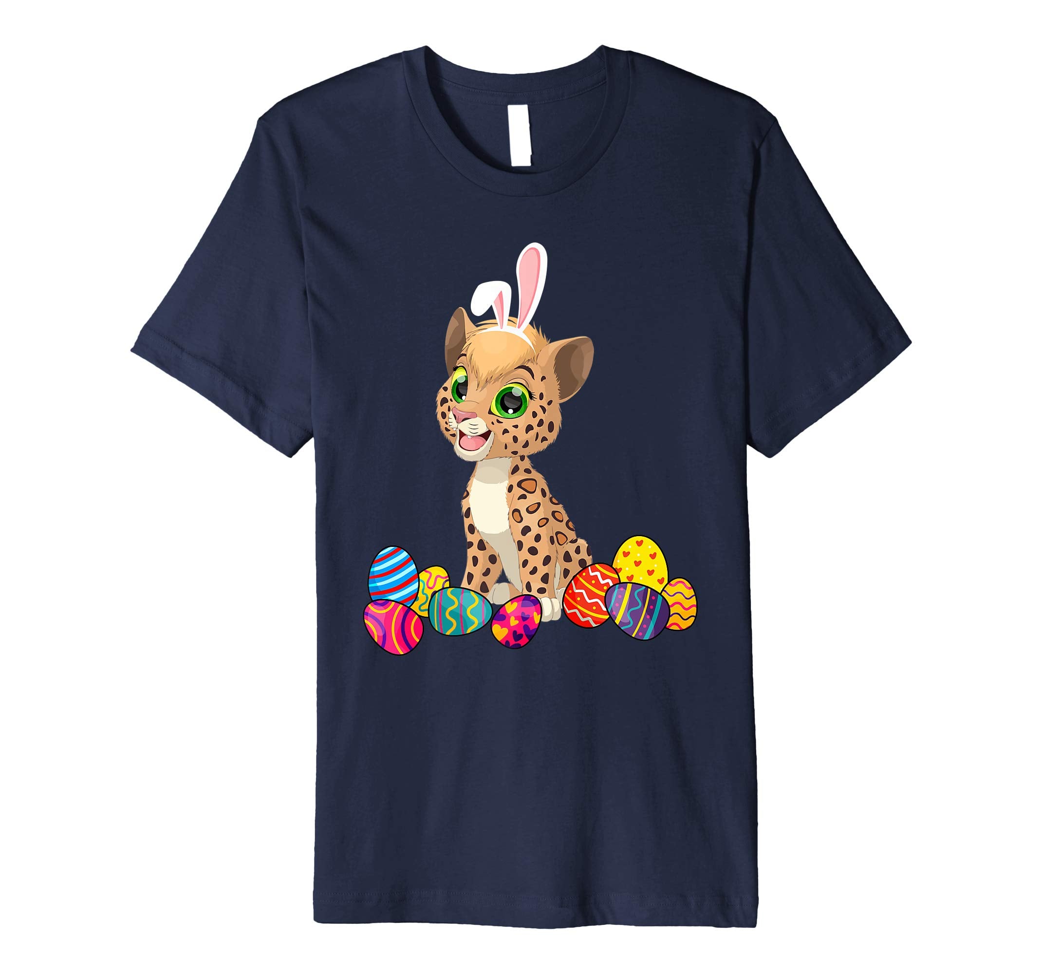 Leopard Bunny Ear With Egg Easter Easter Day Shirt
