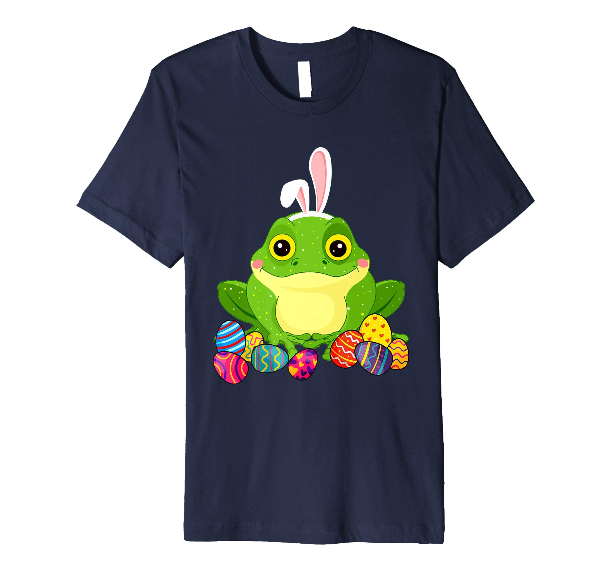 Frog Bunny Ear With Egg Easter Easter Day Shirt