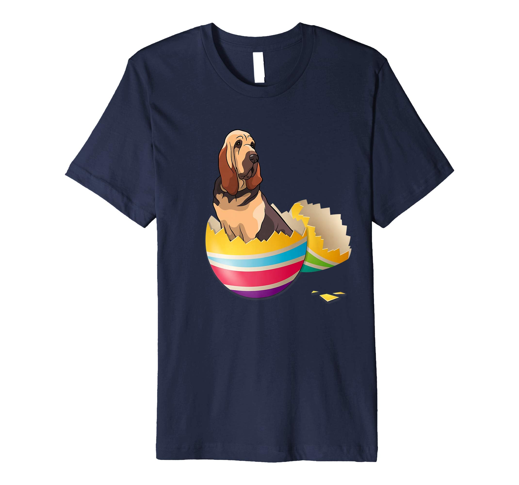 Bloodhound Hatching From Easter Egg Easter Day Shirt