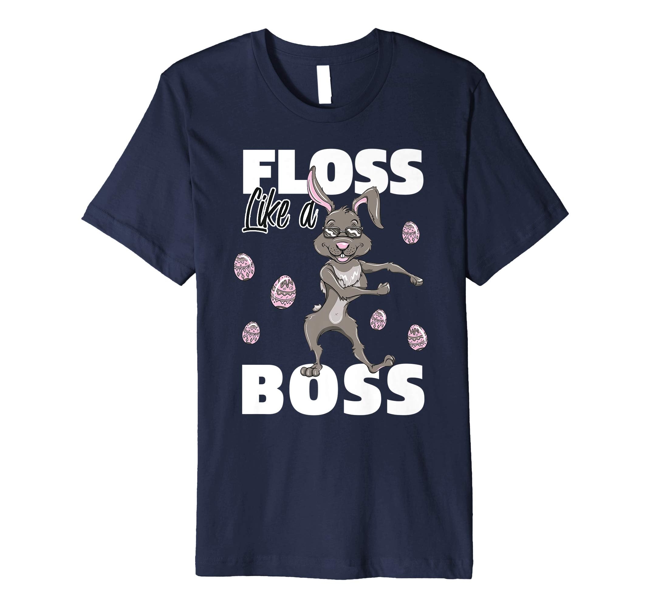Boys Flossing Easter Bunny T-Shirt Kids Floss Like A Boss