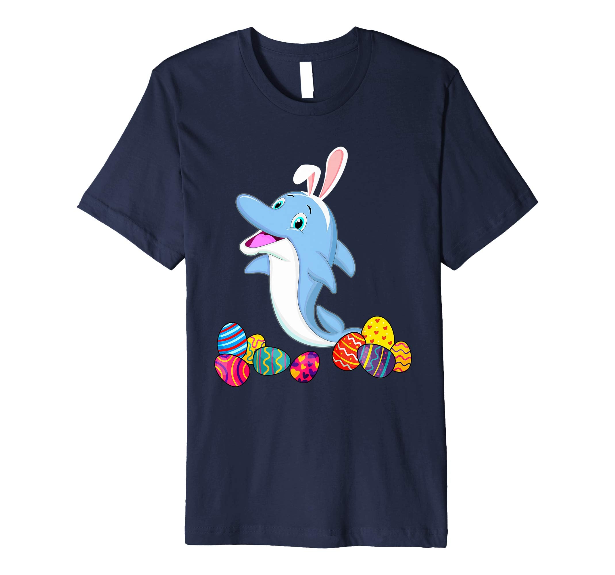 Dolphin Bunny Ear With Egg Easter Easter Day Shirt