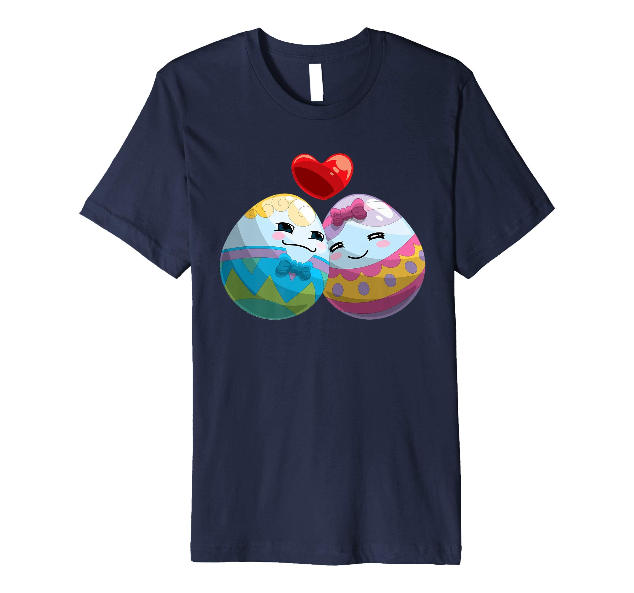 Easter Shirt with Cute Egg Couple for Men and Women