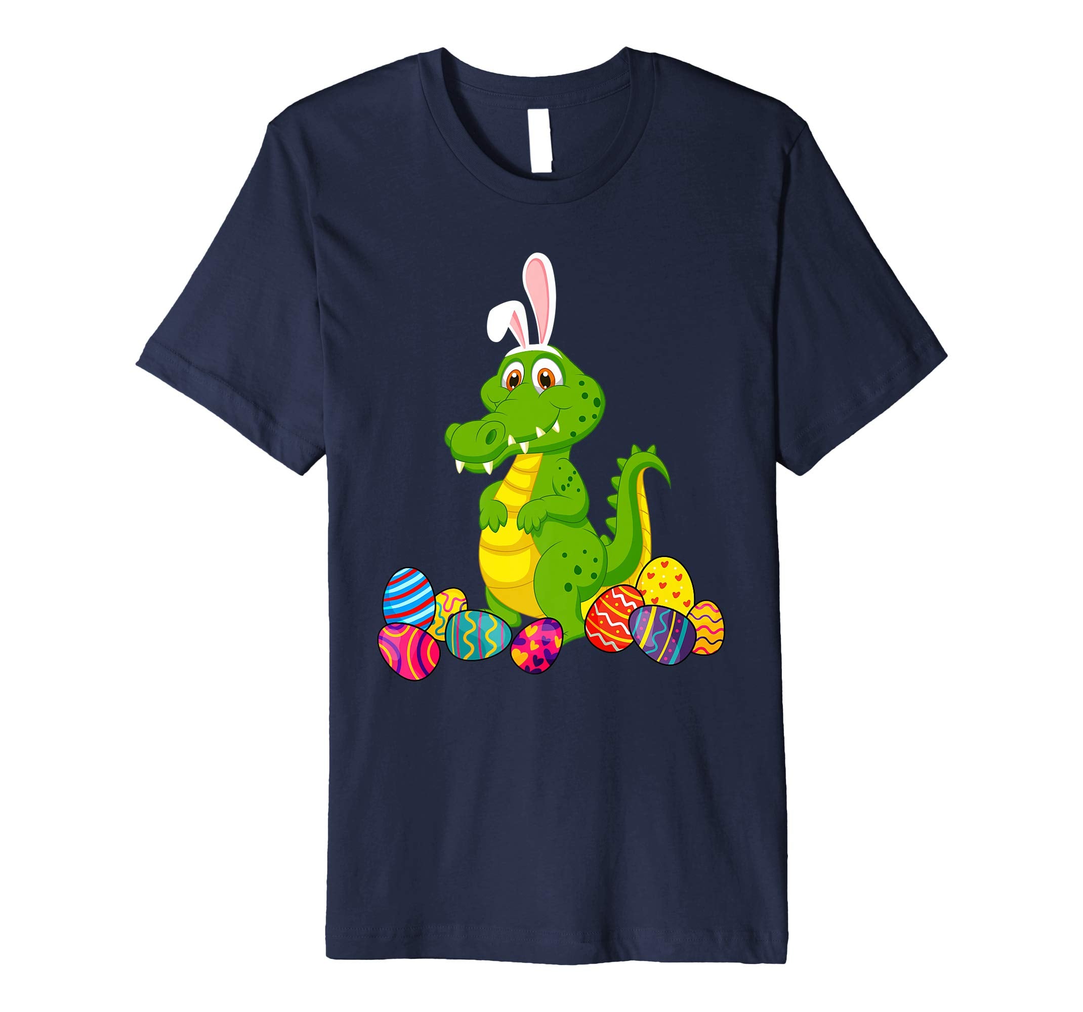 Crocodile Bunny Ear With Egg Easter Easter Day Shirt