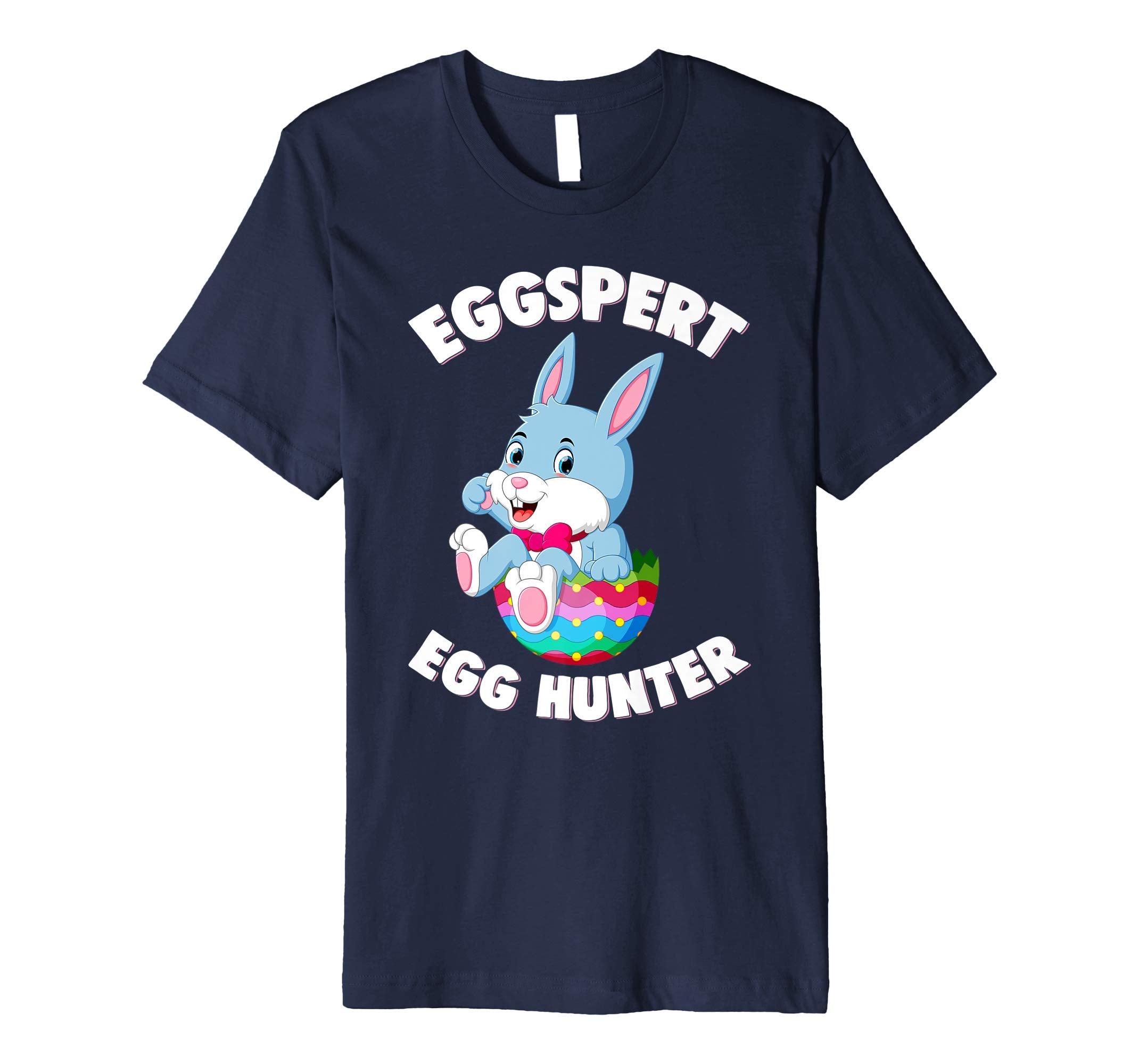 Eggspert Egg Hunter Happy Easter Kids Boys Girls T Shirt