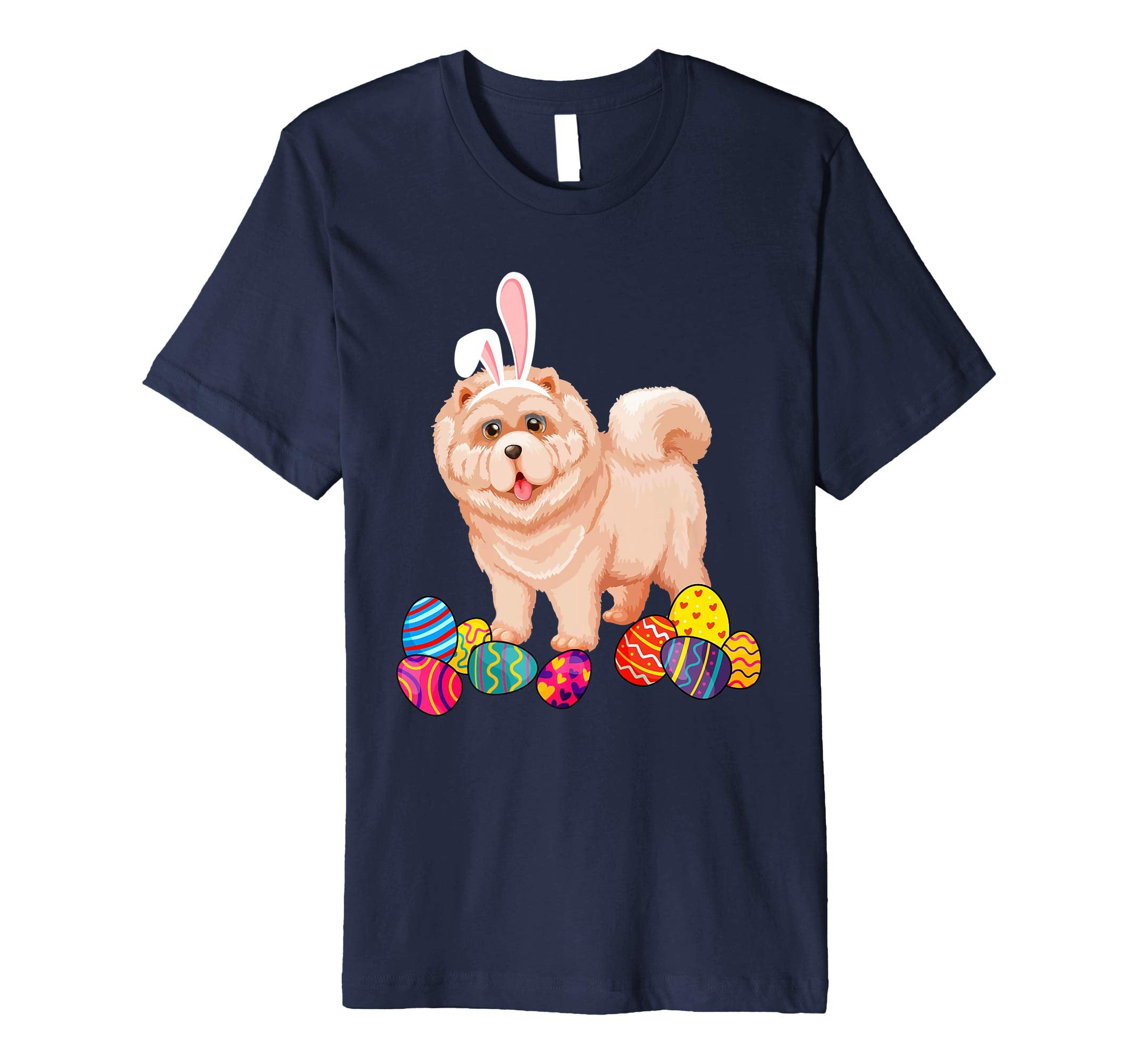 Chow Chow Bunny Ear With Egg Easter Easter Day Shirt