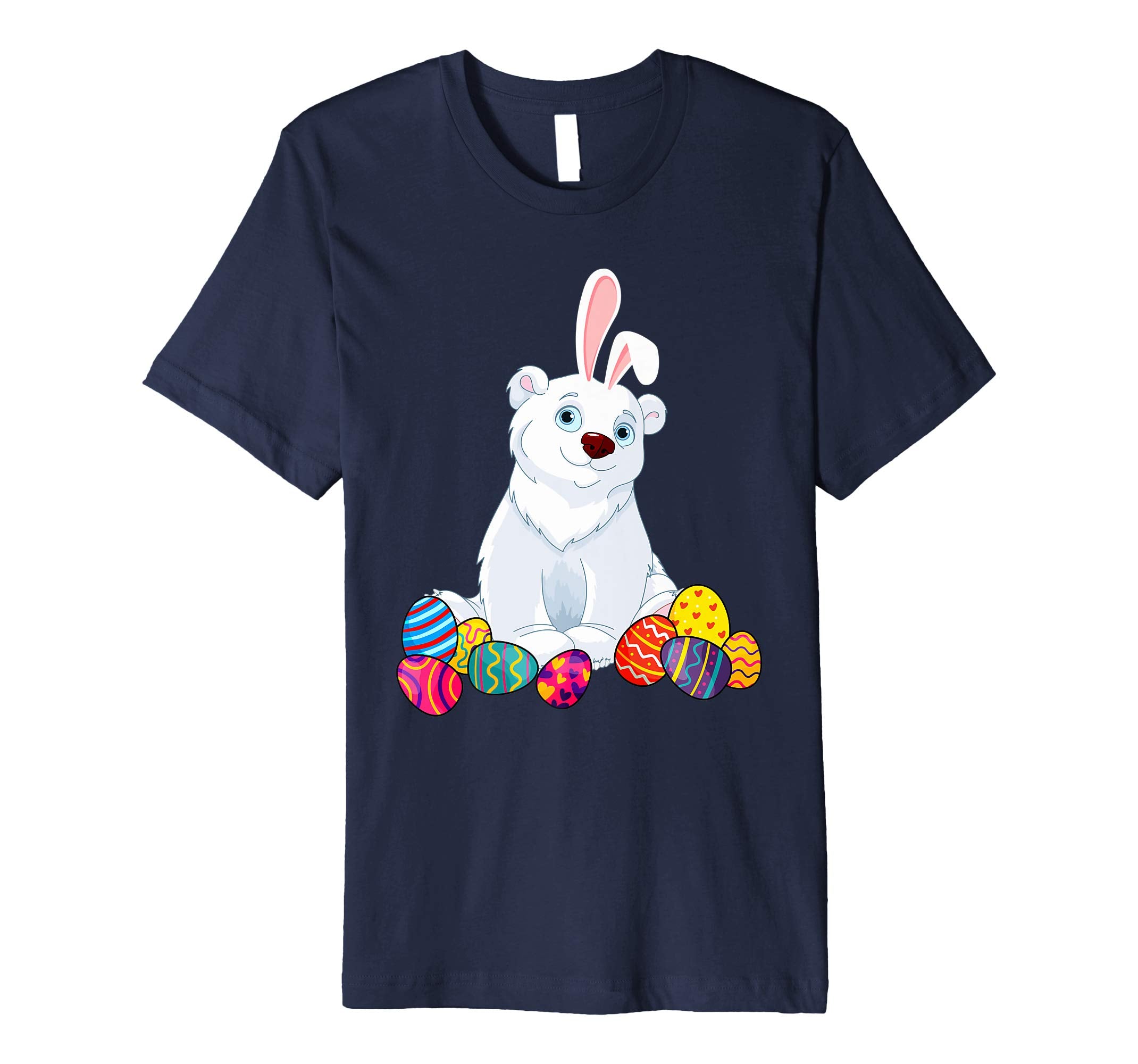 Polar Bear Bunny Ear With Egg Easter Easter Day Shirt