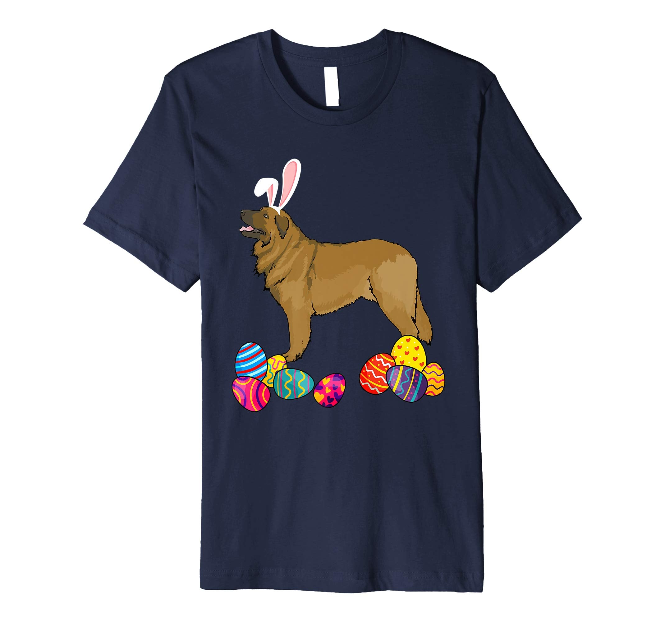 Leonberger Bunny Ear With Egg Easter Easter Day Shirt