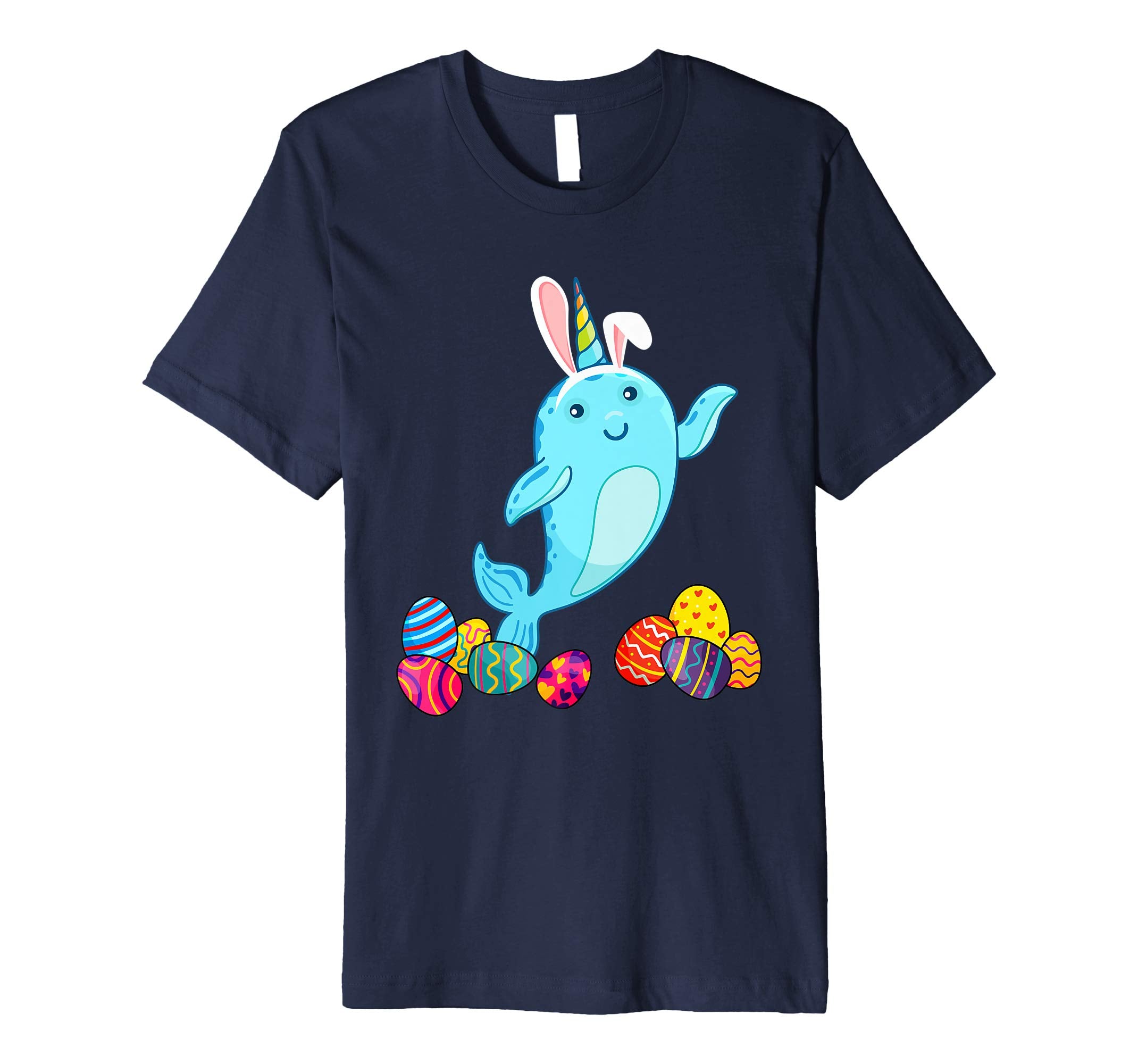 Narwhals Bunny Ear With Egg Easter Easter Day Shirt
