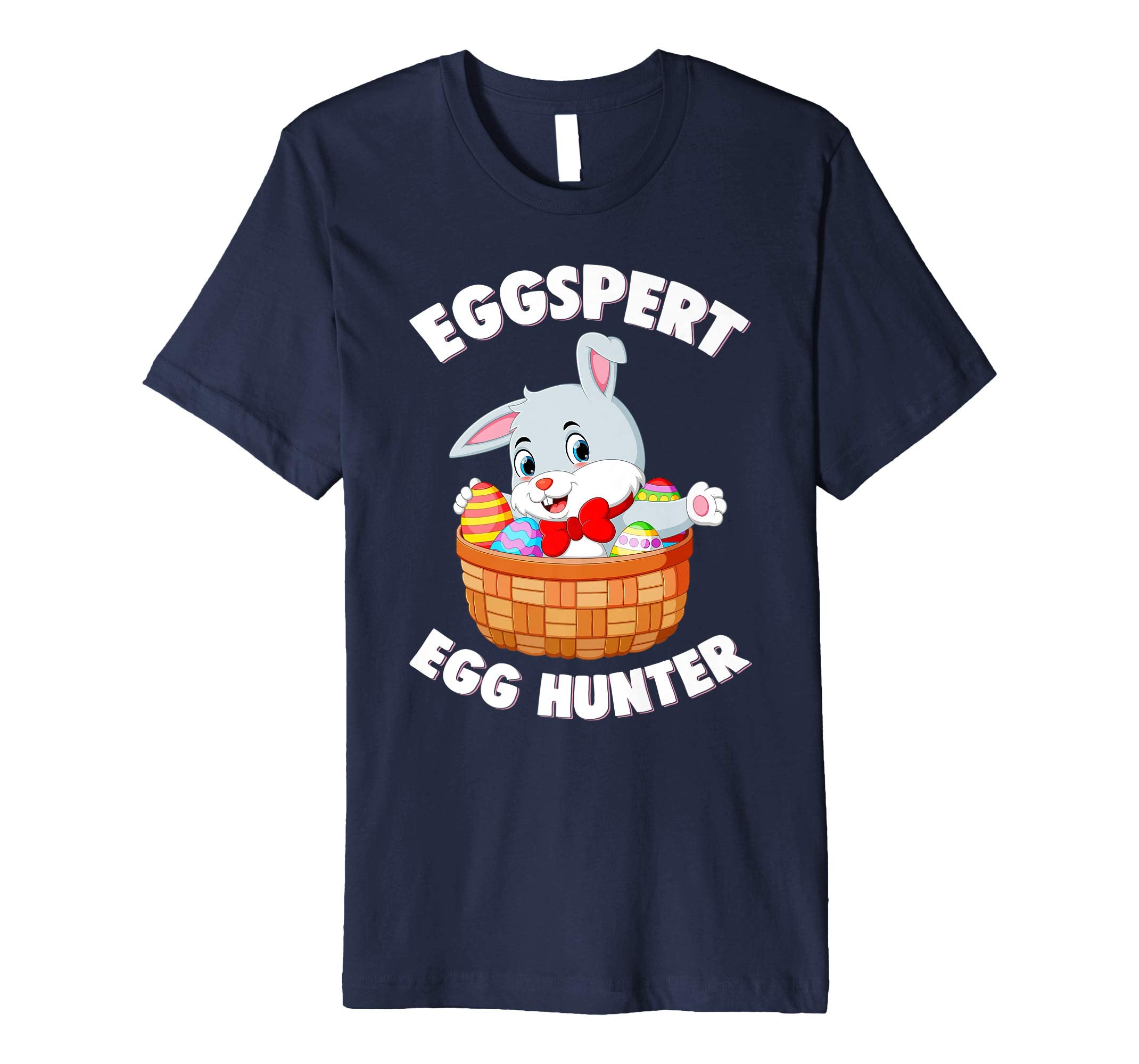 Eggspert Egg Hunter Happy Easter Kids Boys Girls T Shirt