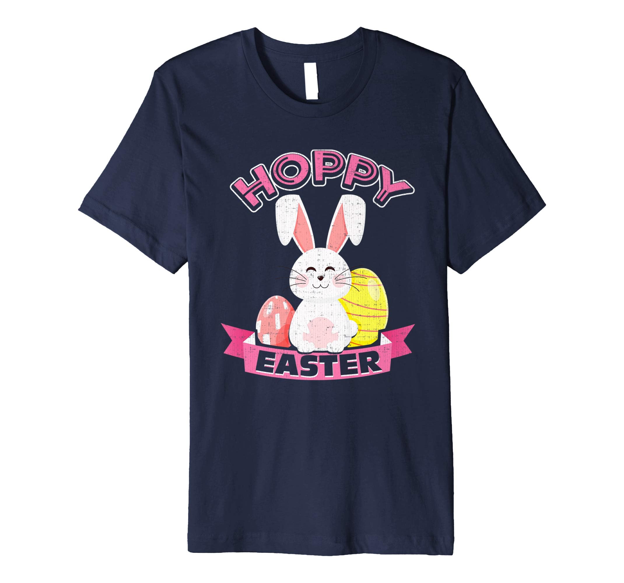 Hoppy Easter Bunny Cute Happy Easter Egg Holiday Tshirt