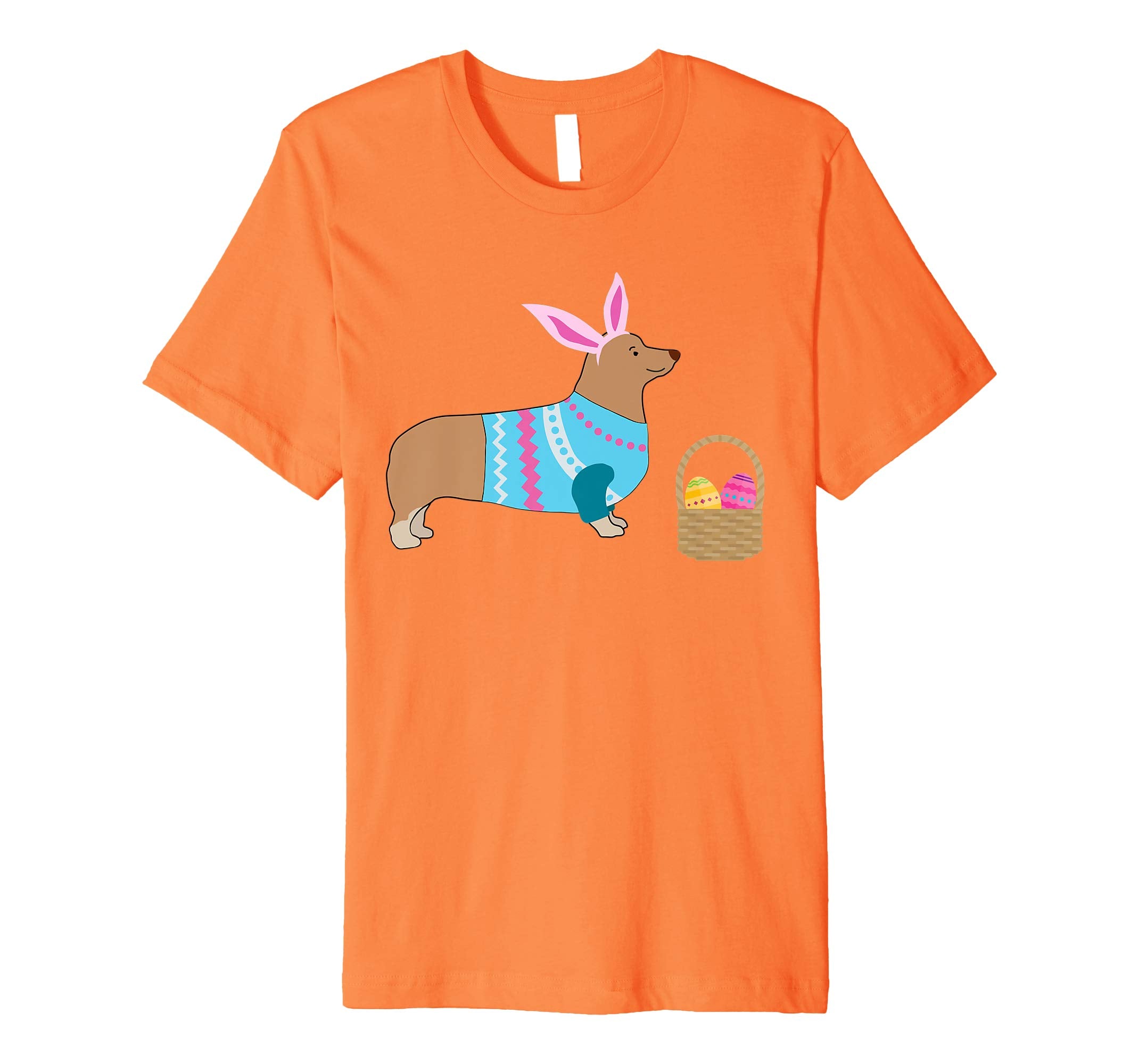 Corgi Easter T-shirt Pembroke Welsh Corgi in Dog Dress