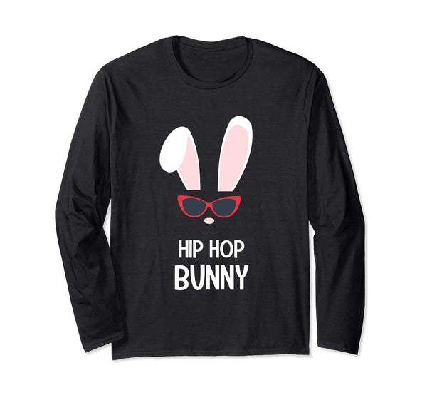 Hip Hop Bunny Long sleeve Shirt Cool Easter Bunny In Shades