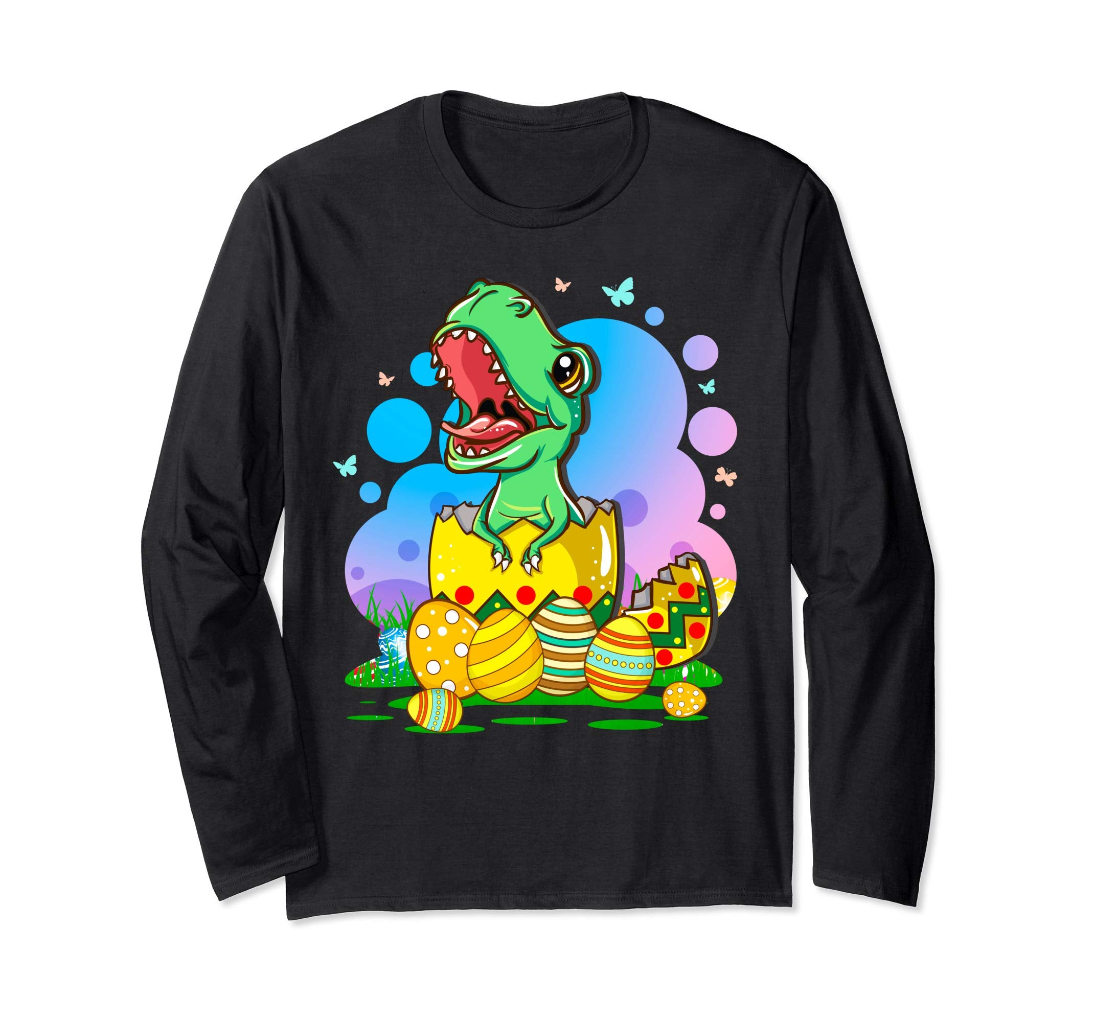 T-Rex Dino Bunny Easter Egg Men &amp; Women Funny Tshirt