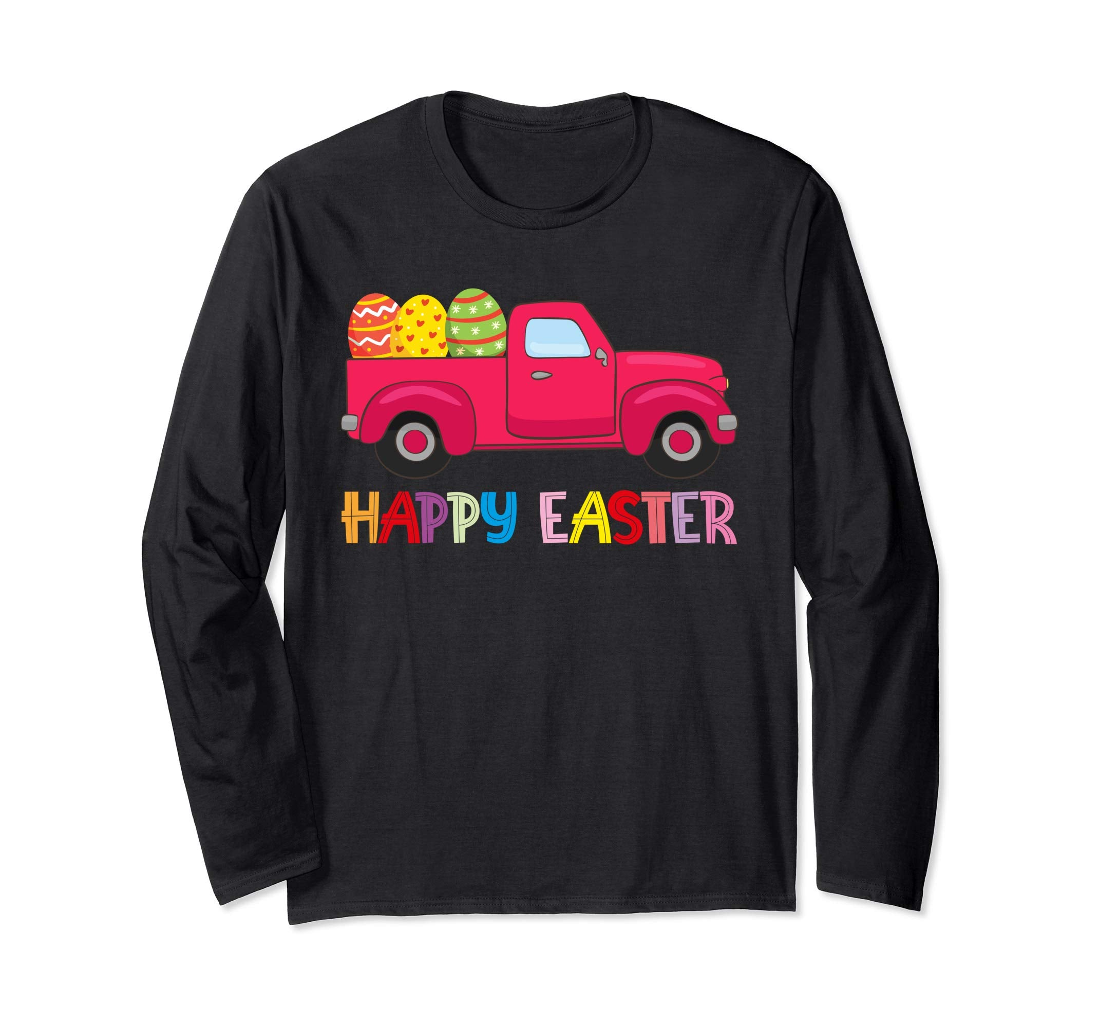 Happy Easter Truck Egg Hunt Is On Long Sleeve T Shirt Gift