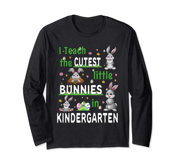 Easter Kindergarten Teacher Shirt Easter Long Sleeve Shirt