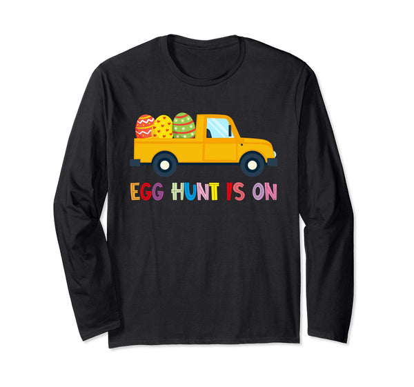 Happy Easter Truck Egg Hunt Is On Long Sleeve T Shirt Gift