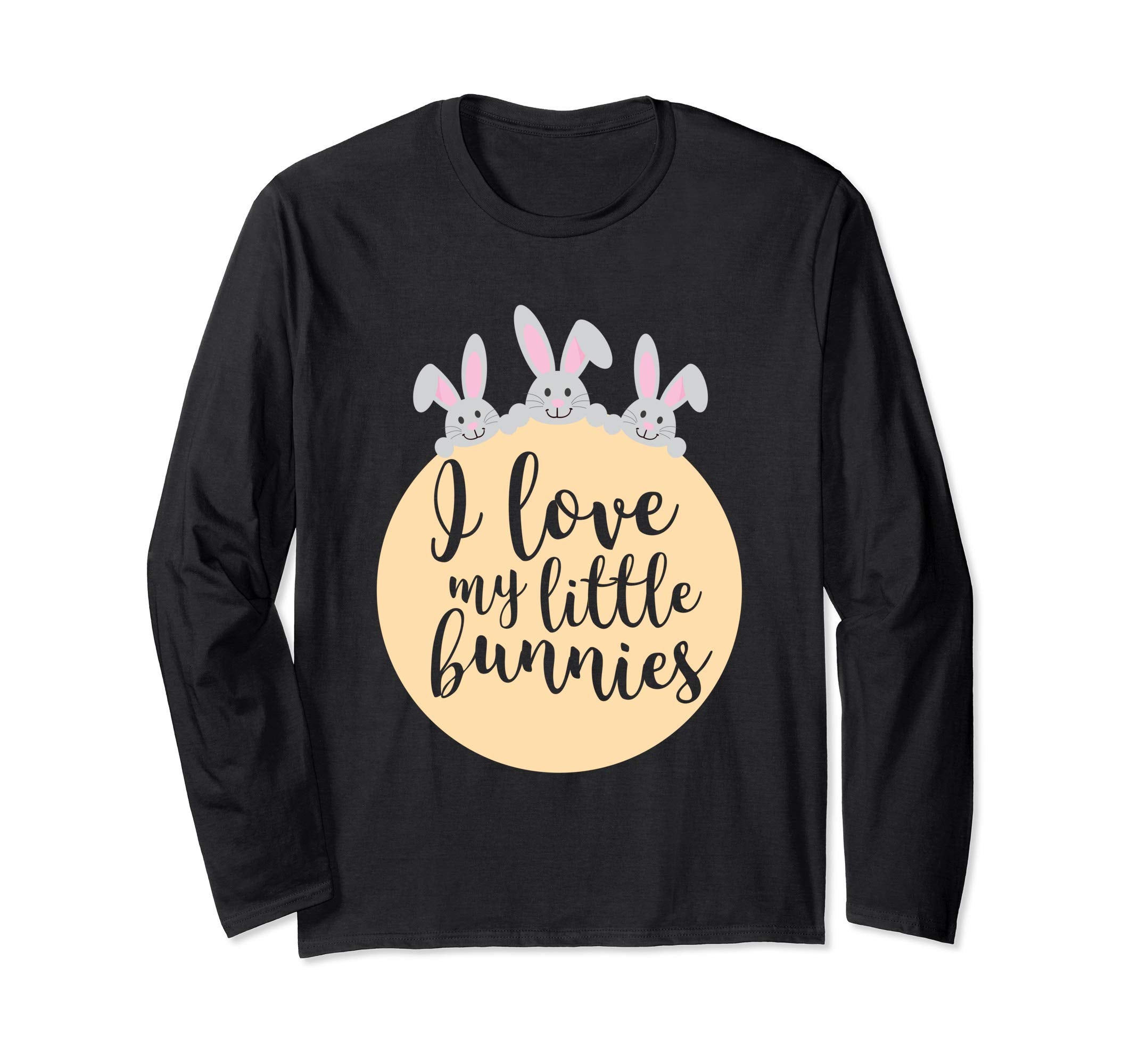 Easter Teacher Gift Shirt Cute Bunnies Long sleeve